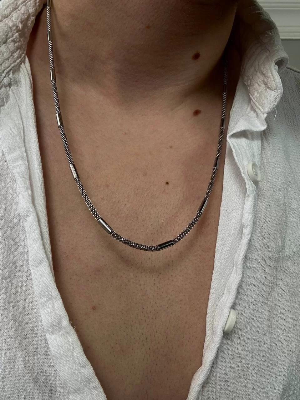 Long Cylinder Necklace