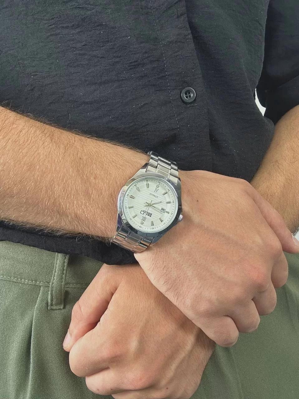 Q.P Silver Vintage Wristhwatch