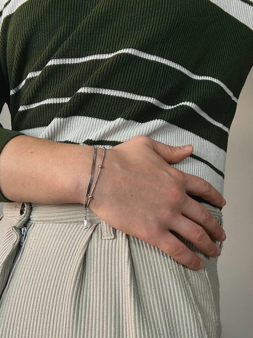 Silver Ball Bracelet