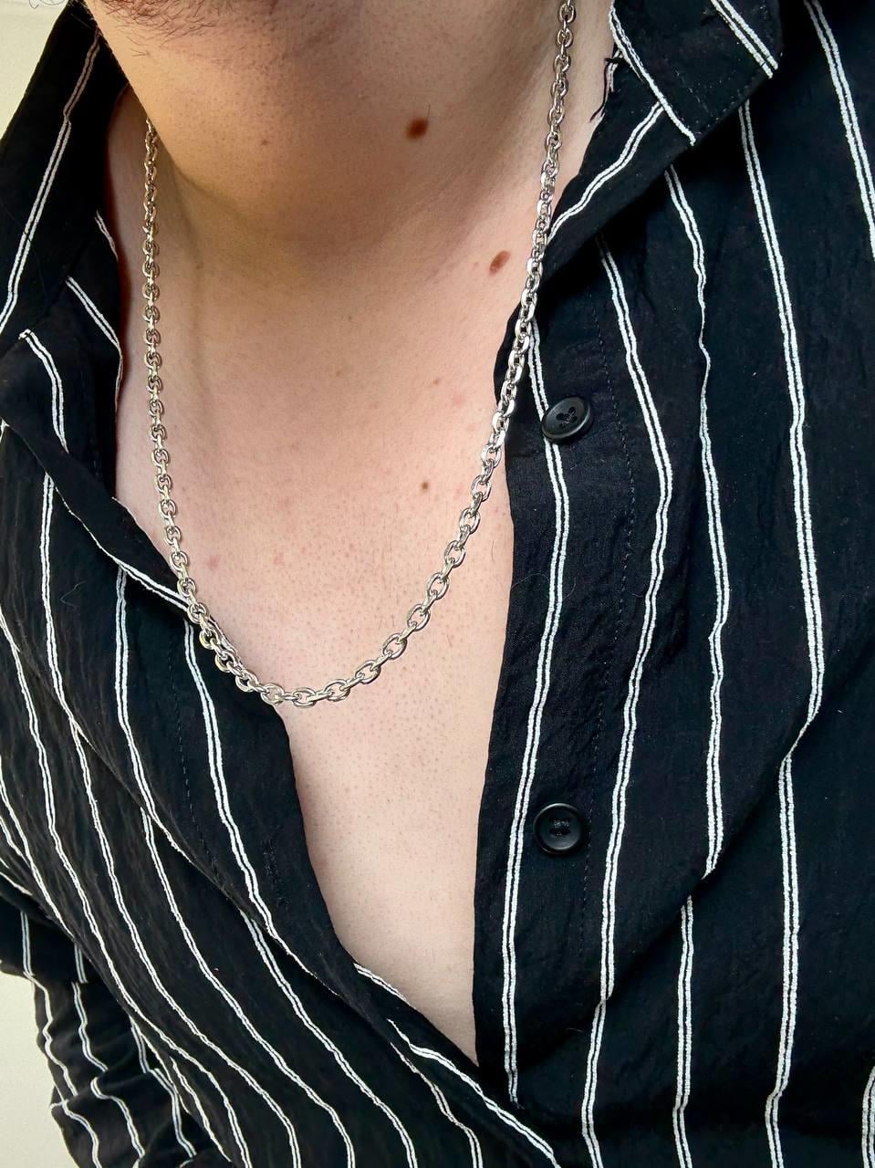 Silver Brackt Necklace