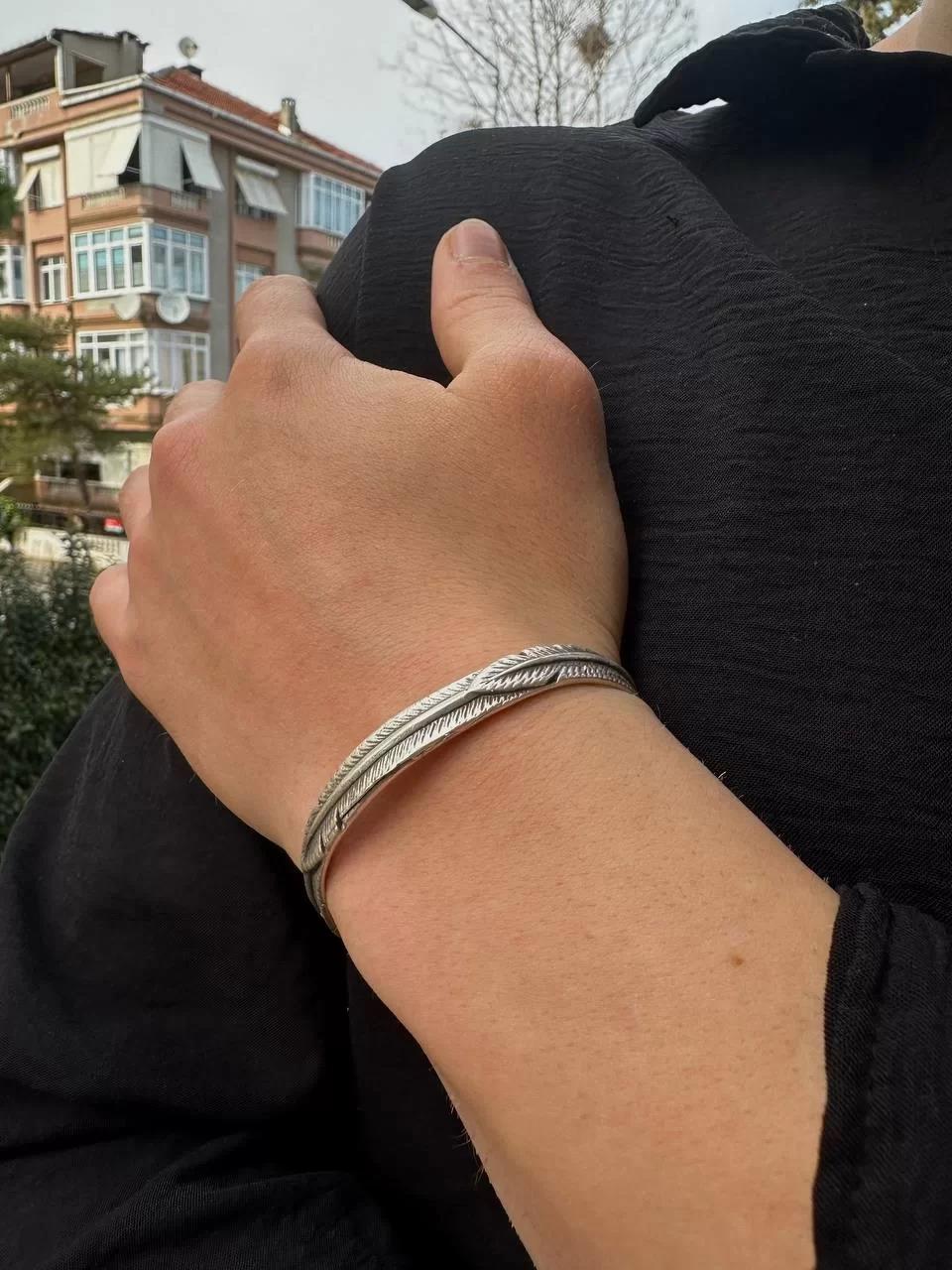 Silver Fur Bracelet