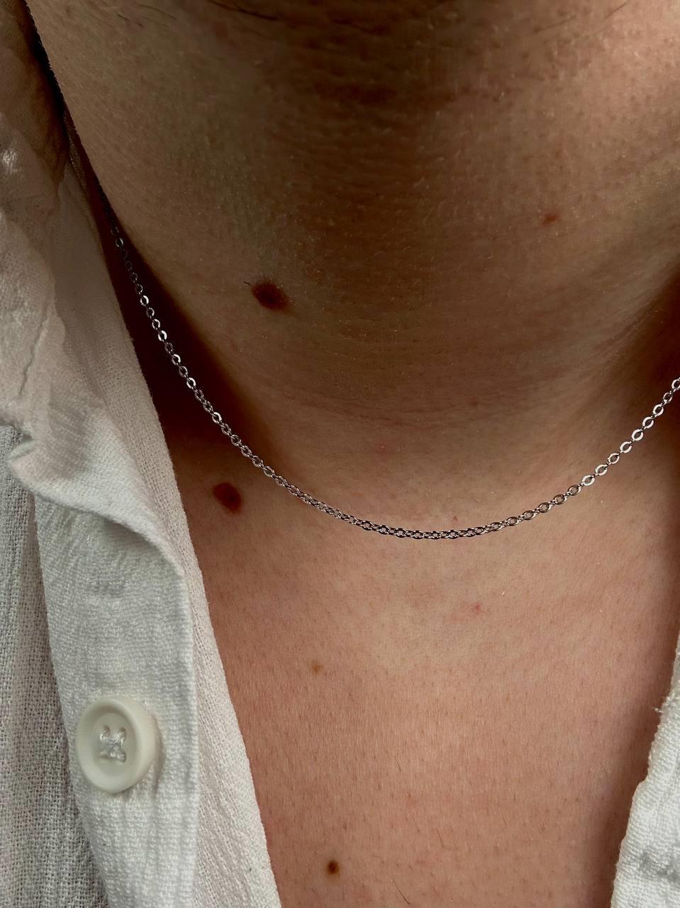Silver Hexagonal Necklace