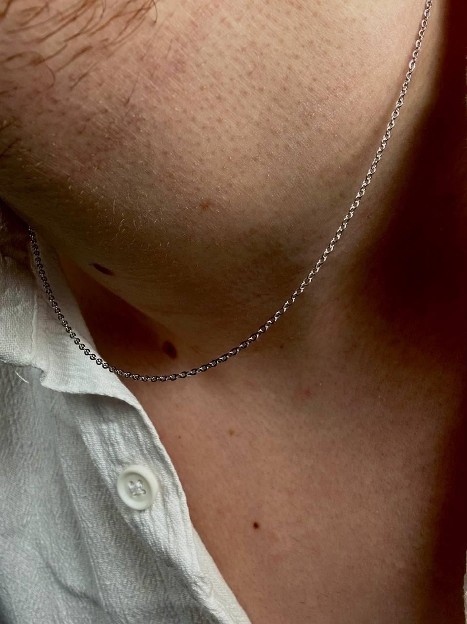 Silver Hexagonal Necklace