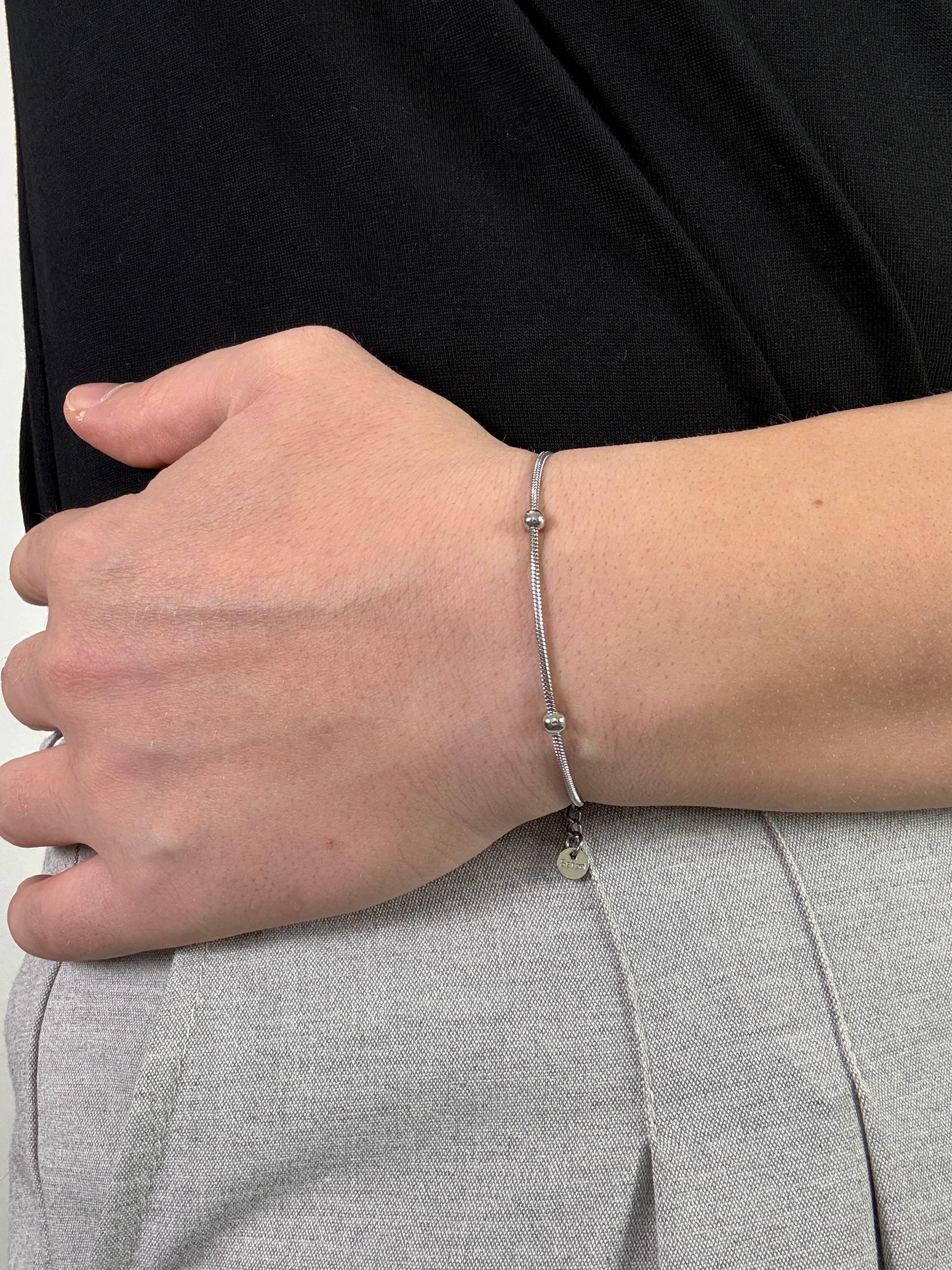 Silver North Ball Bracelet