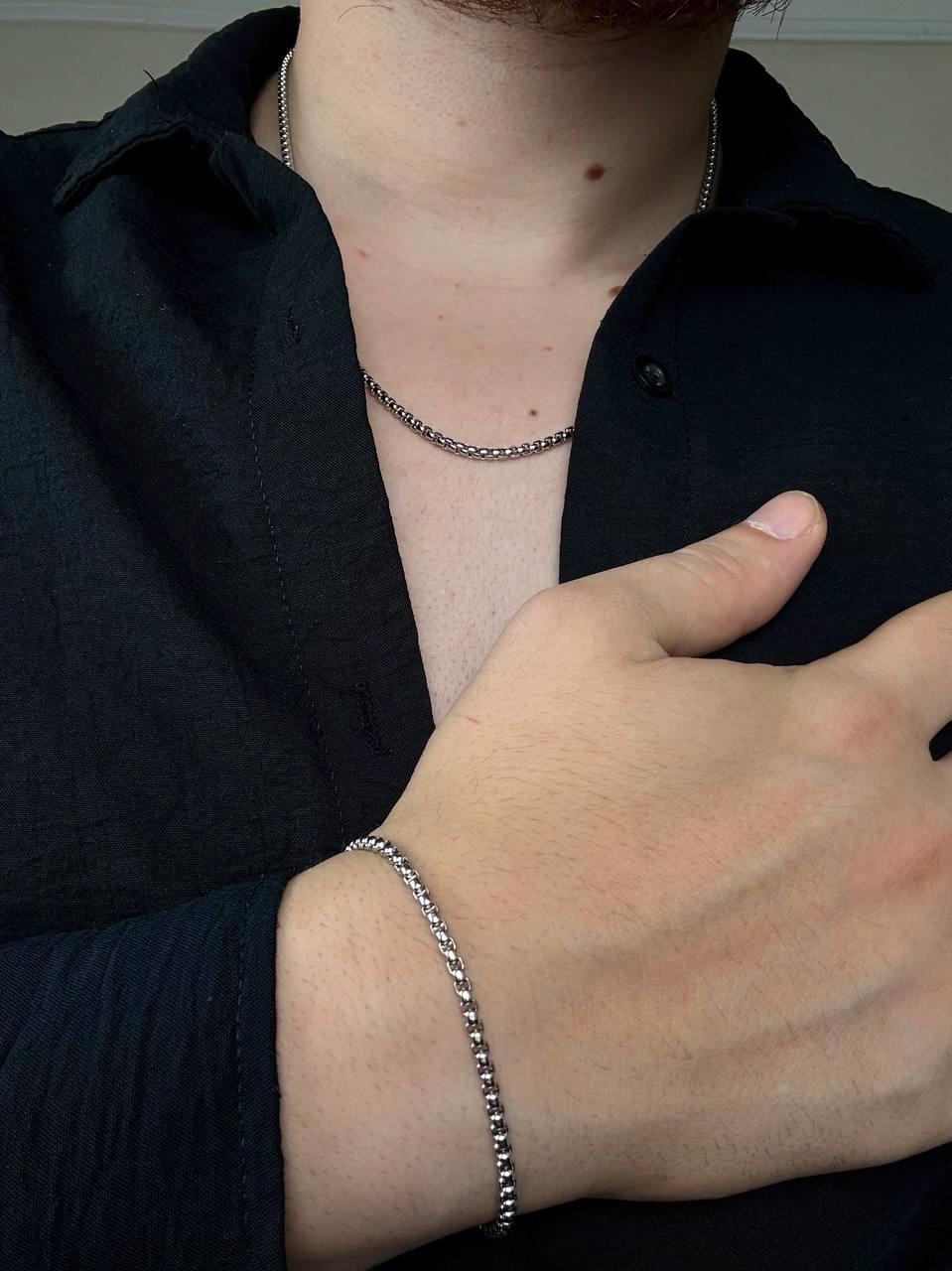 Silver Stylish Detail Set
