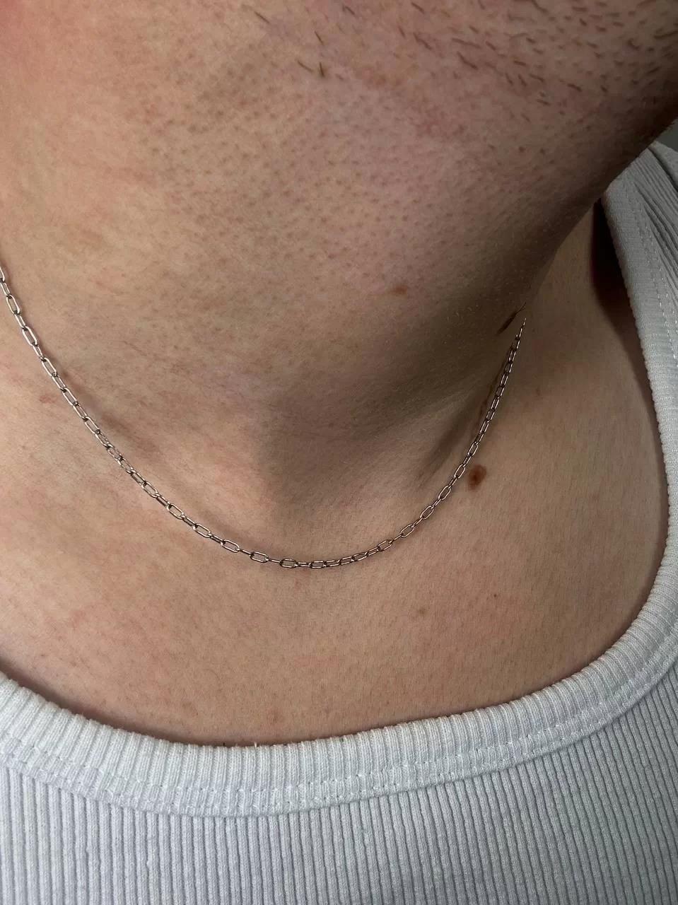 Silver Wide Chain Bracelet