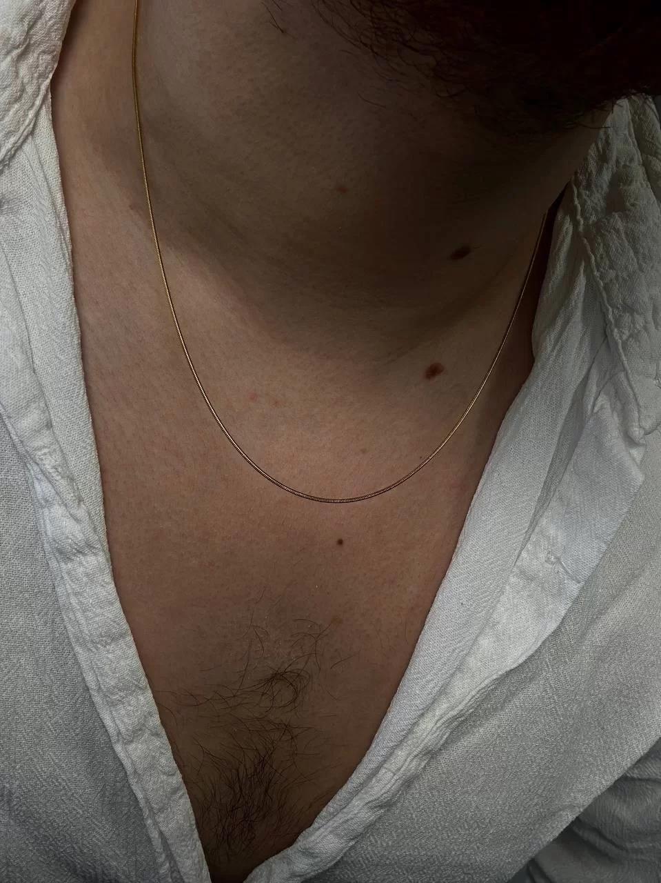 Slim Gold Mirror Necklace