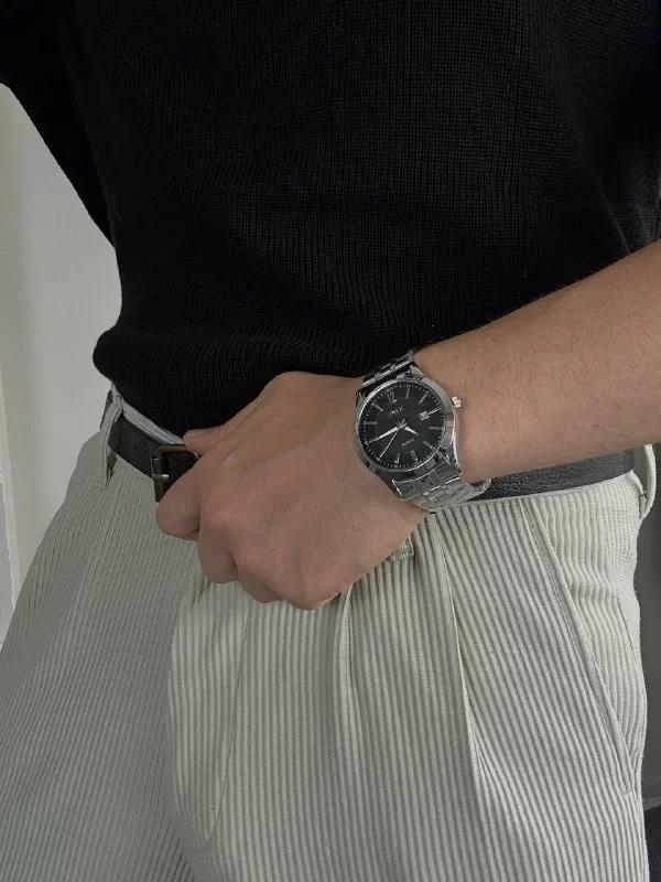 T.T Black Screen Vintage Wristhwatch