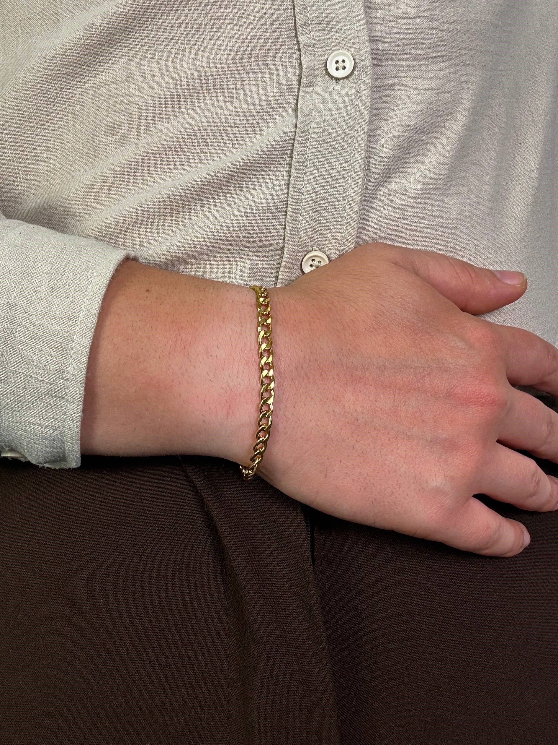 Voltaire Gold Chain Bracelet