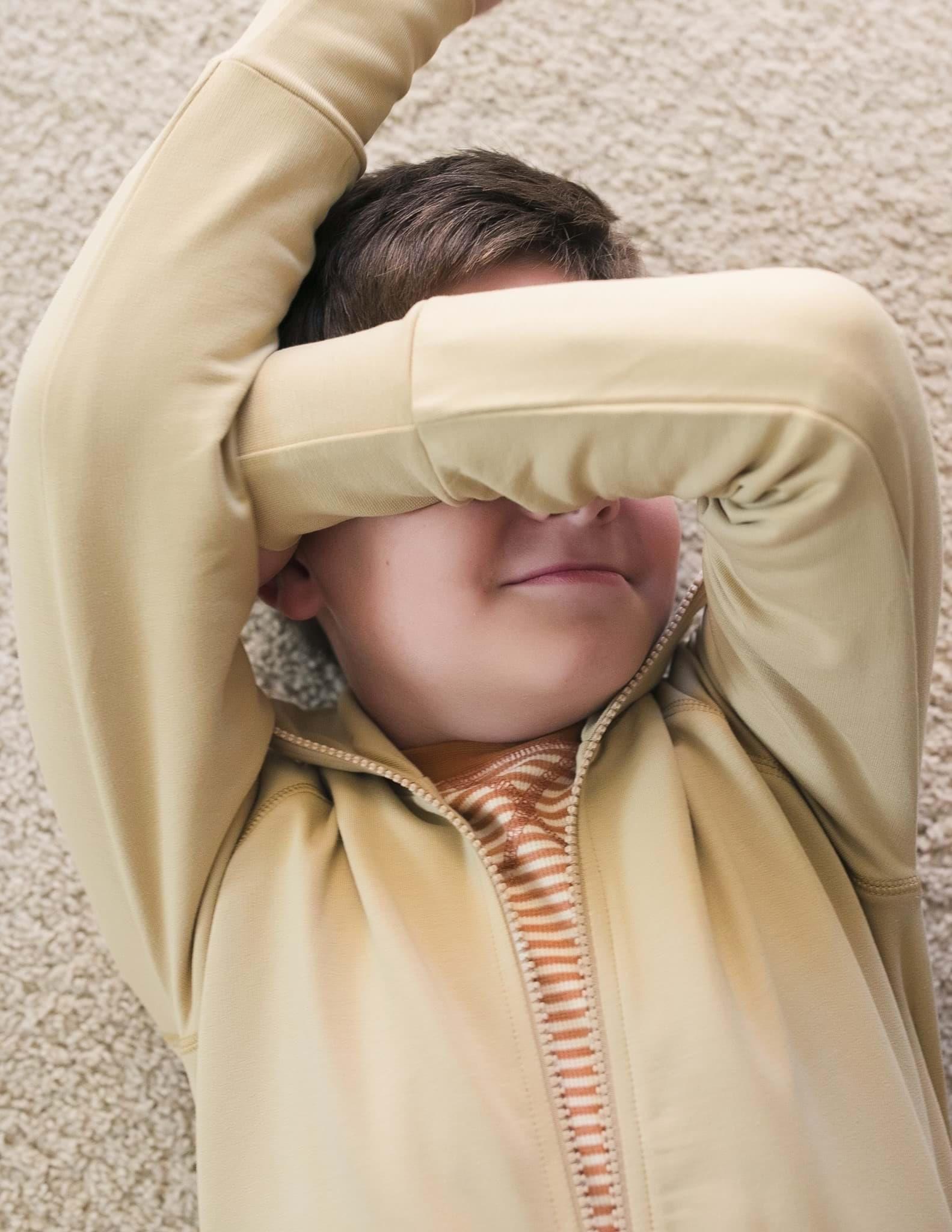 Basic Çocuk Bej Sweatshirt