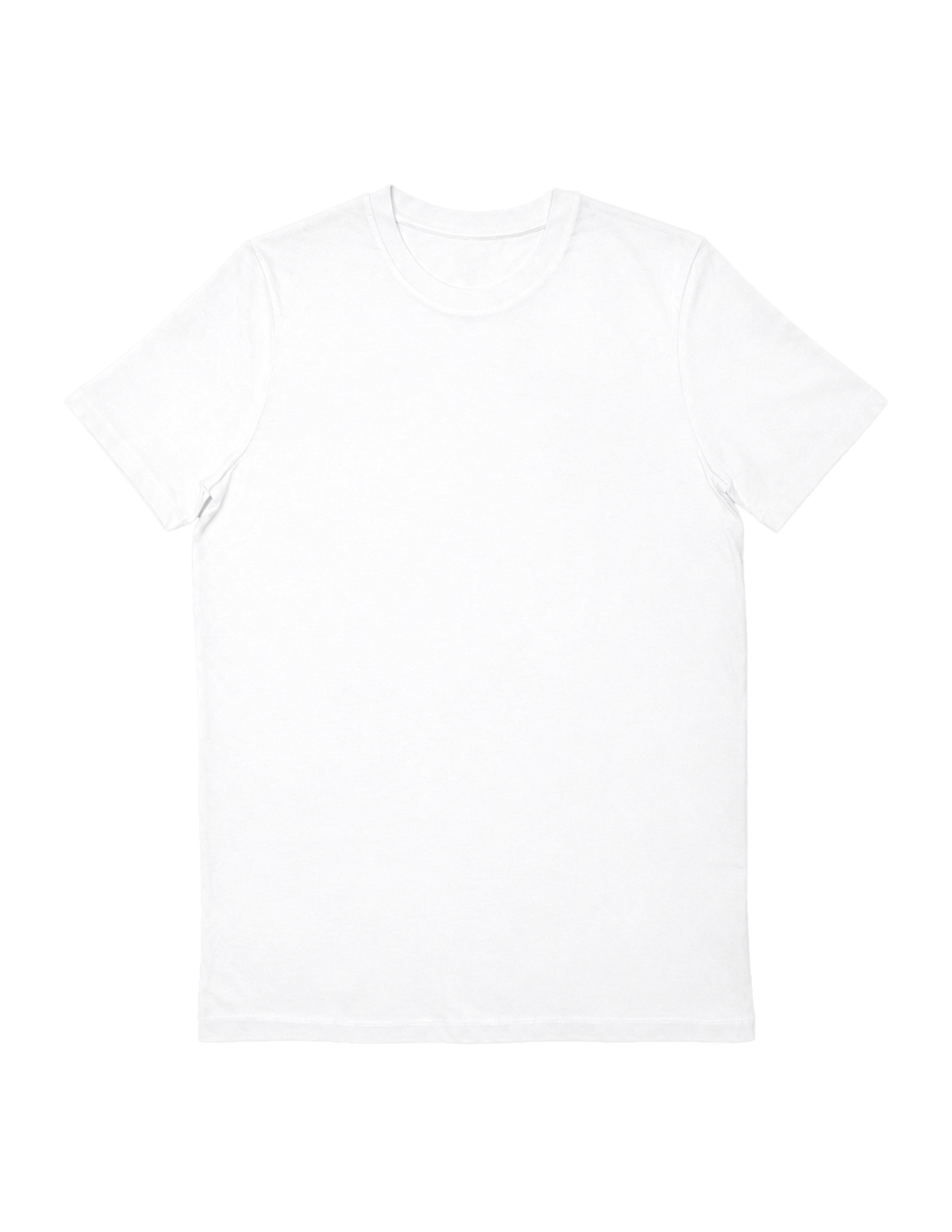 Basic Erkek Bisiklet Yaka Beyaz T-shirt