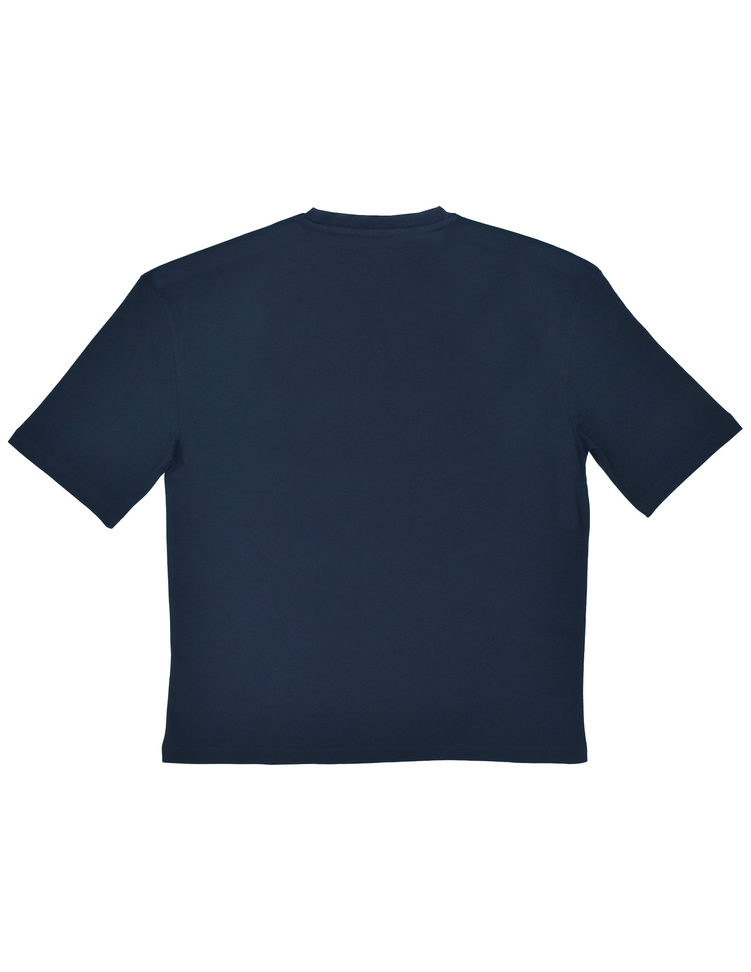 Basic Kadın Loose Lacivert T-shirt