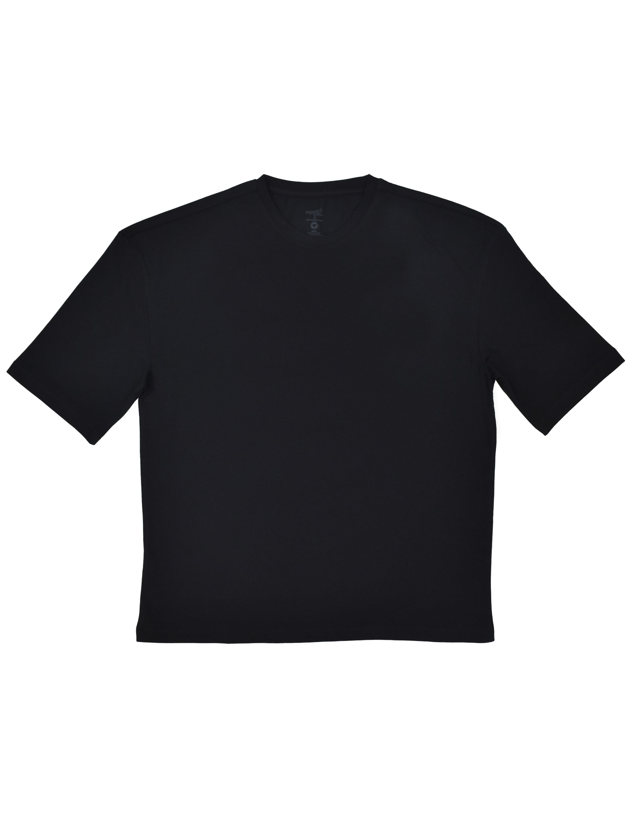Basic Kadın Loose Siyah T-shirt