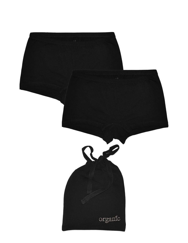 Basic Kadın Siyah Boxer 2'li Set