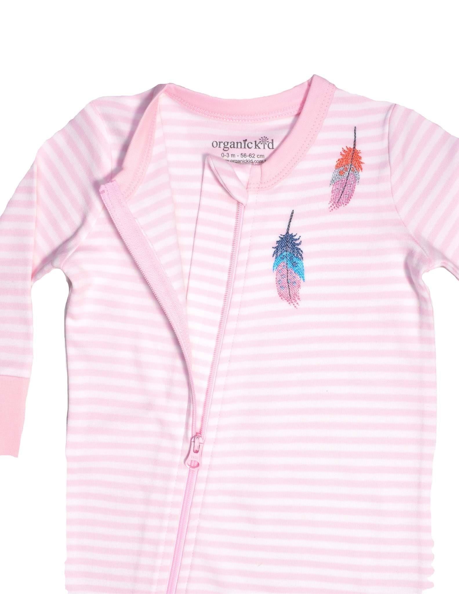 Boho Kız Bebek Fermuarlı Tulum 