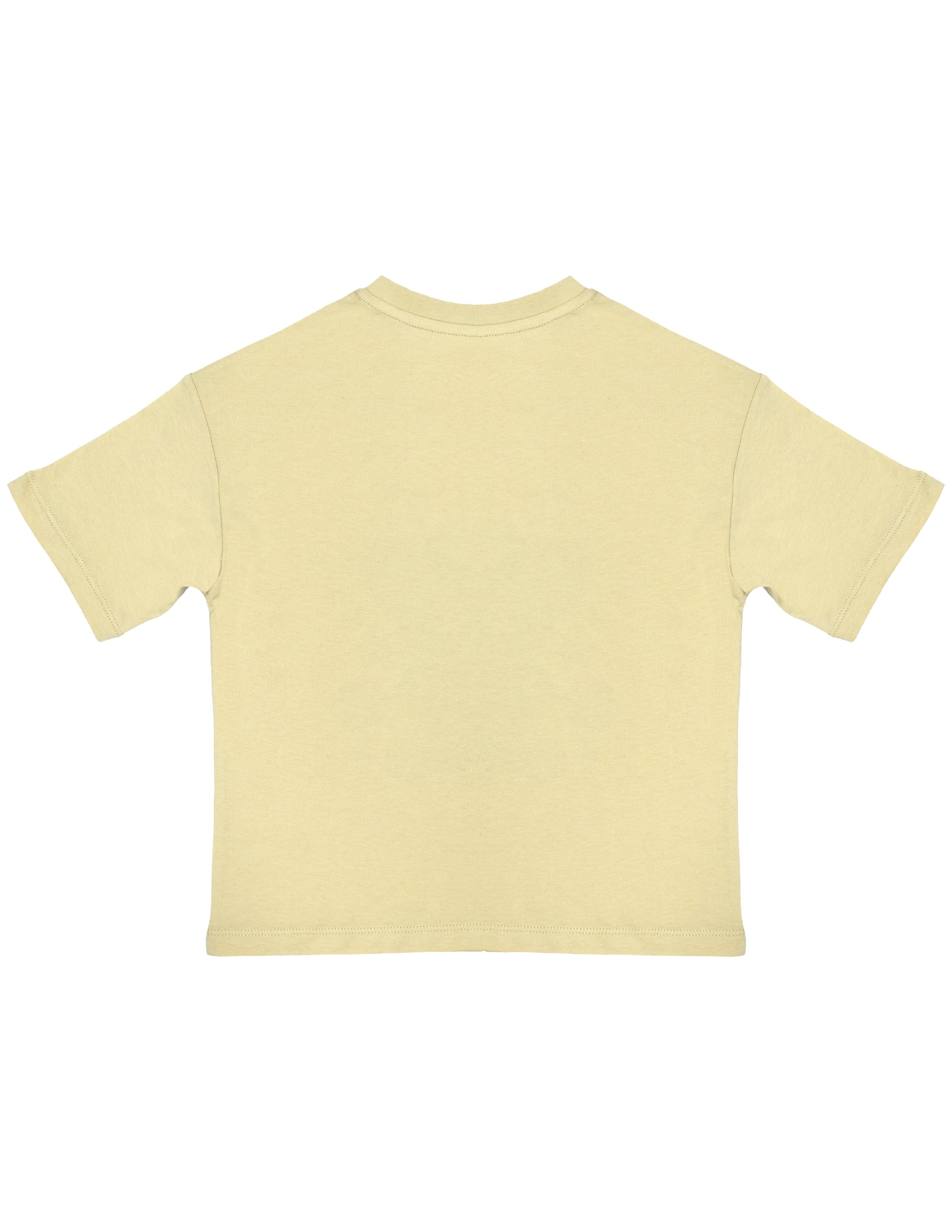 Bon Voyage Erkek Çocuk Bej Oversize T-shirt