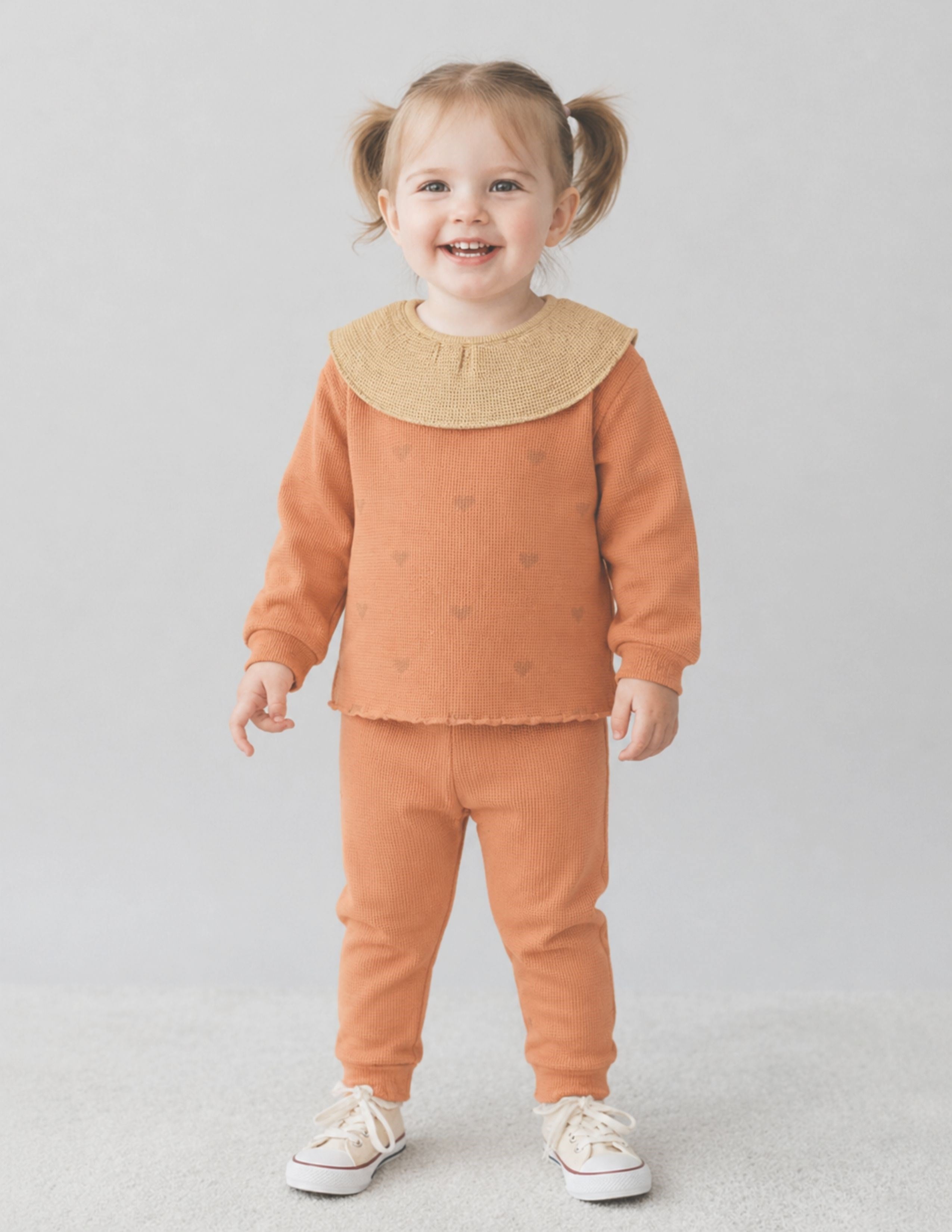 Charmed Kız Bebek Kiremit Pijama Takımı