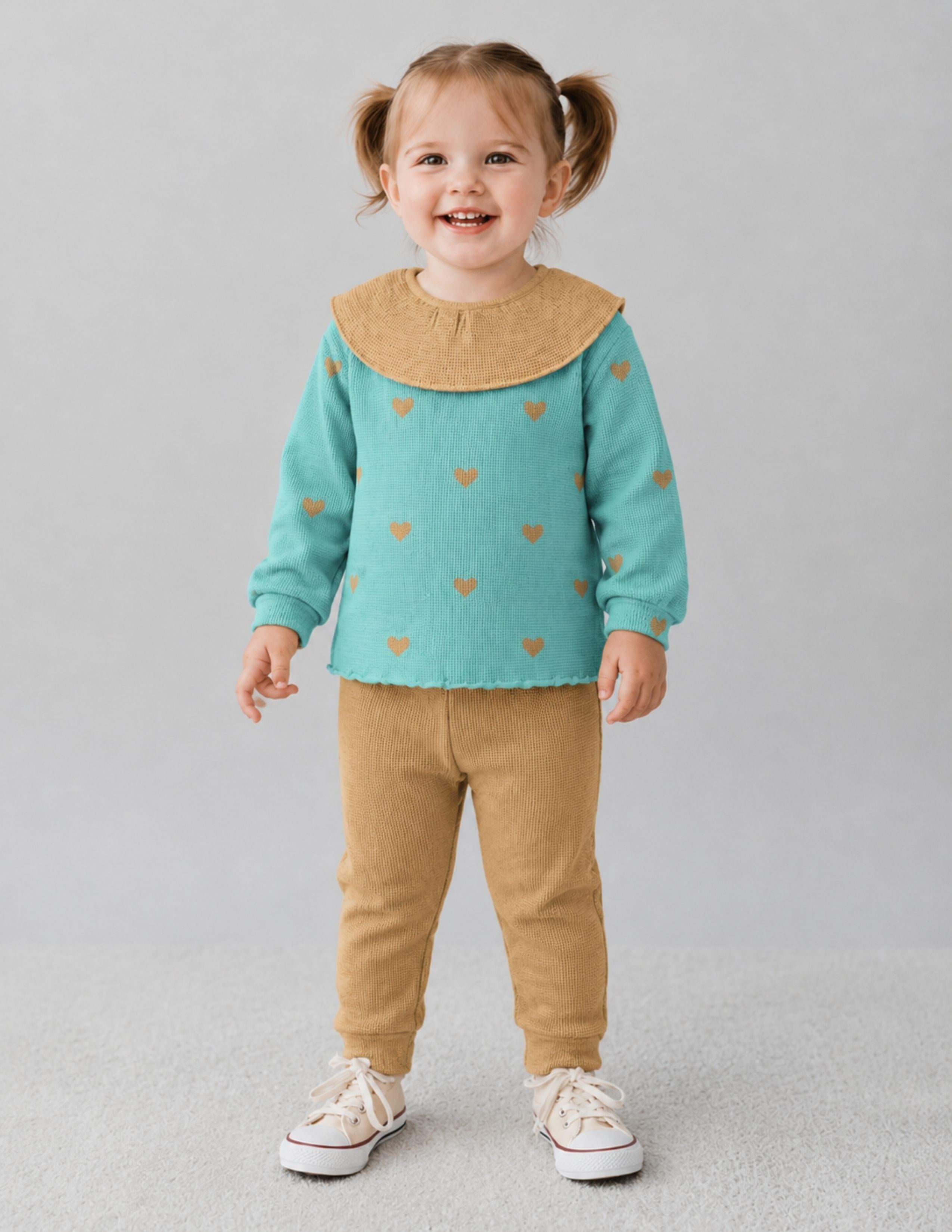 Charmed Kız Bebek Yeşil Pijama Takımı