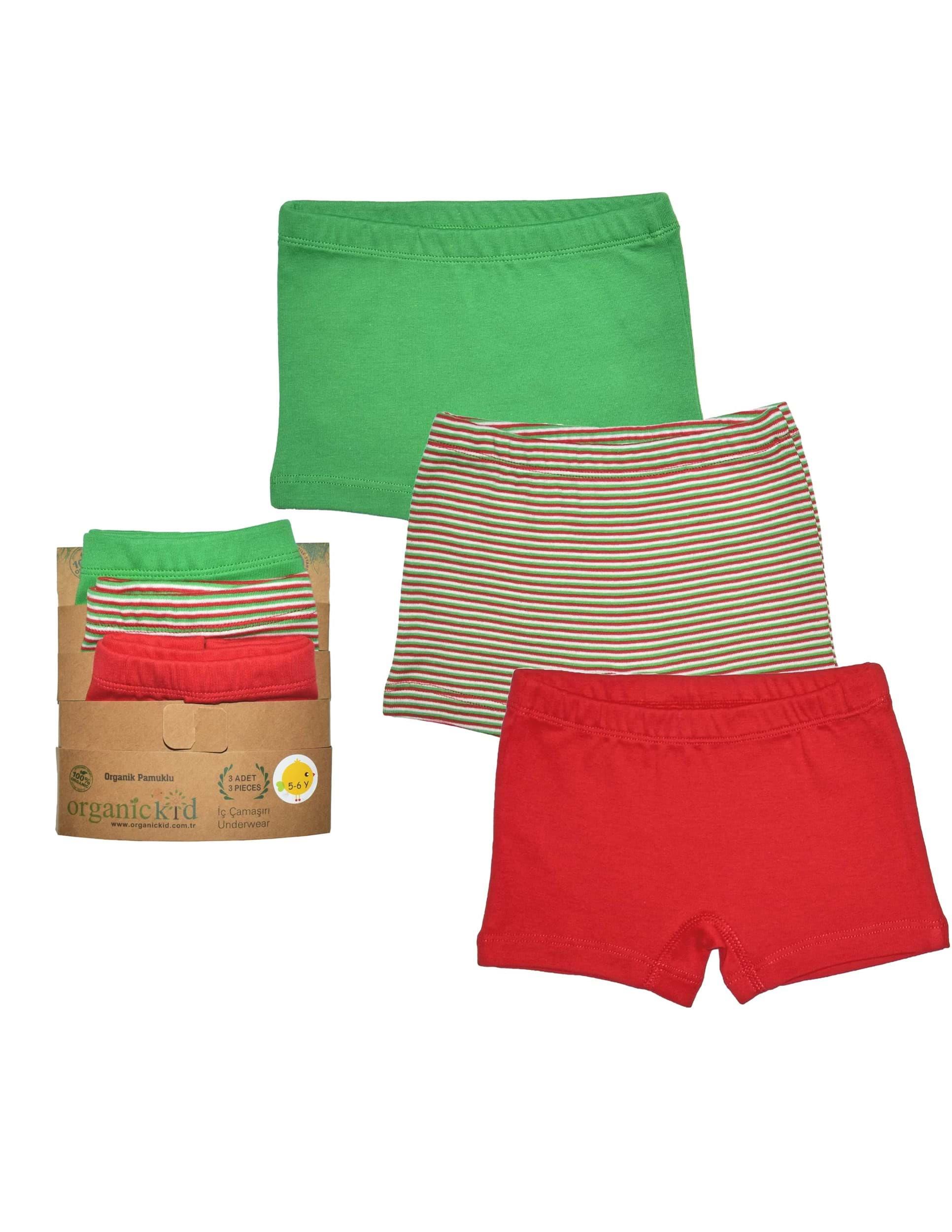 Cookie Cotton Kız Çocuk Boxer Set 3lü