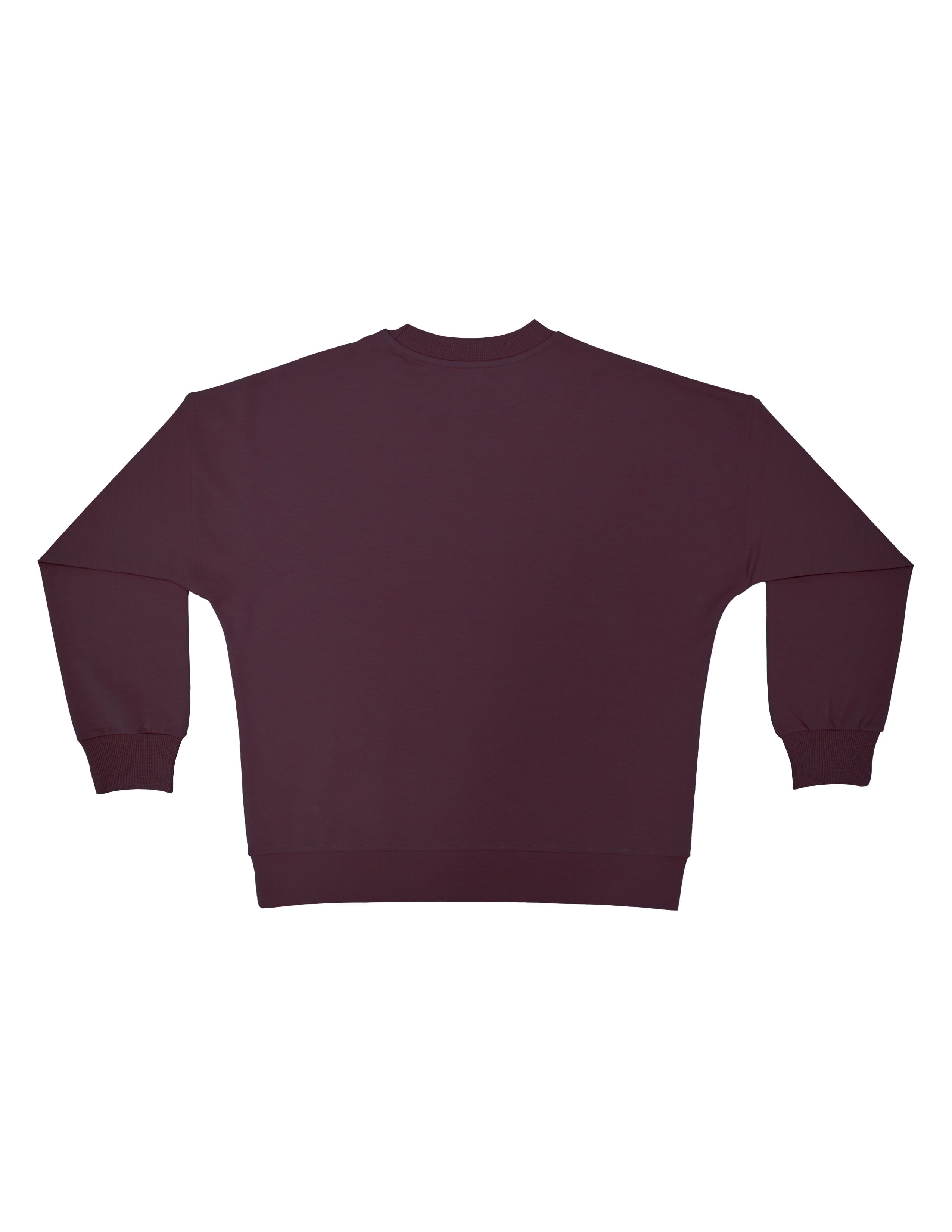 Dusty Rose Kadın Bordo Dikişli Sweatshirt