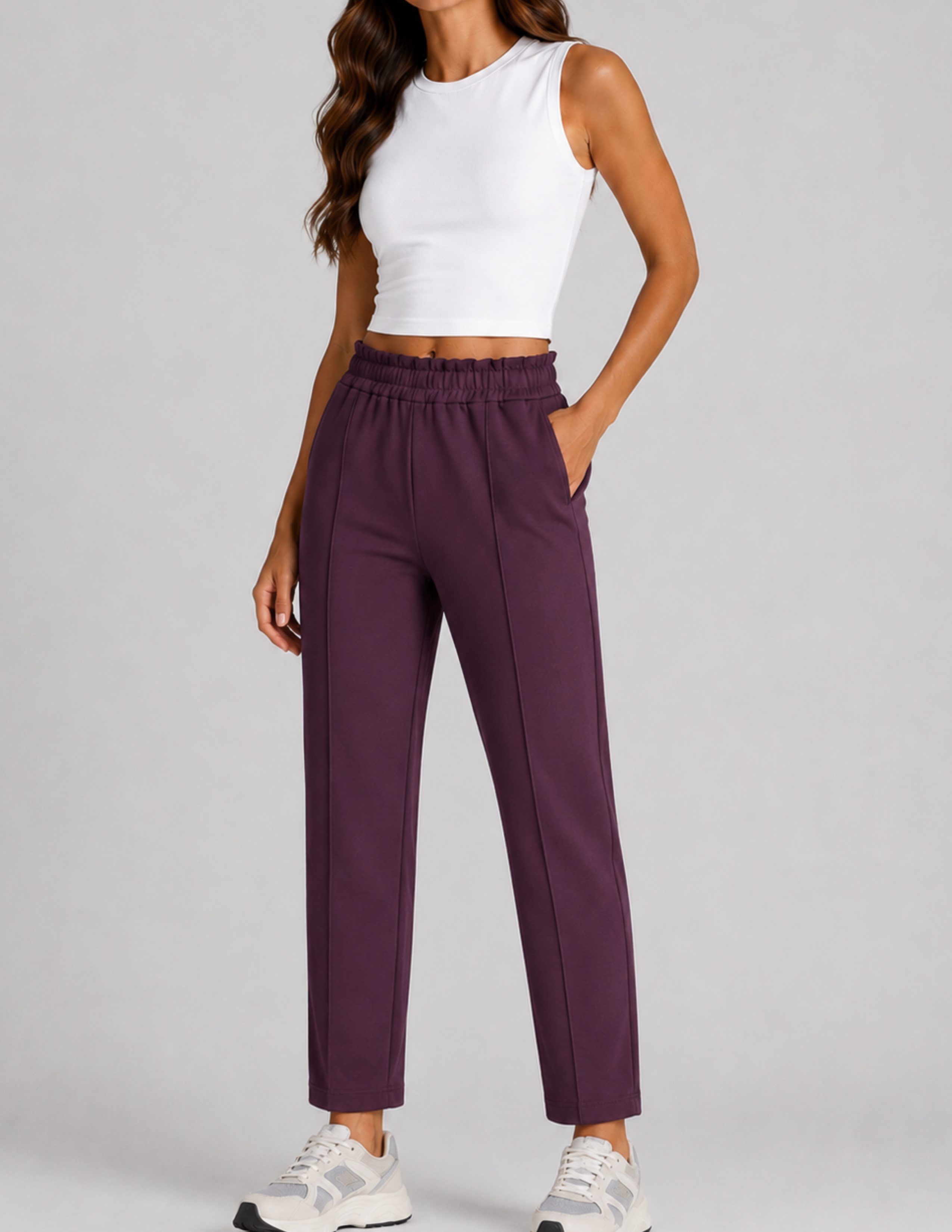 Dusty Rose Kadın Bordo Havuç Kesim Pantolon