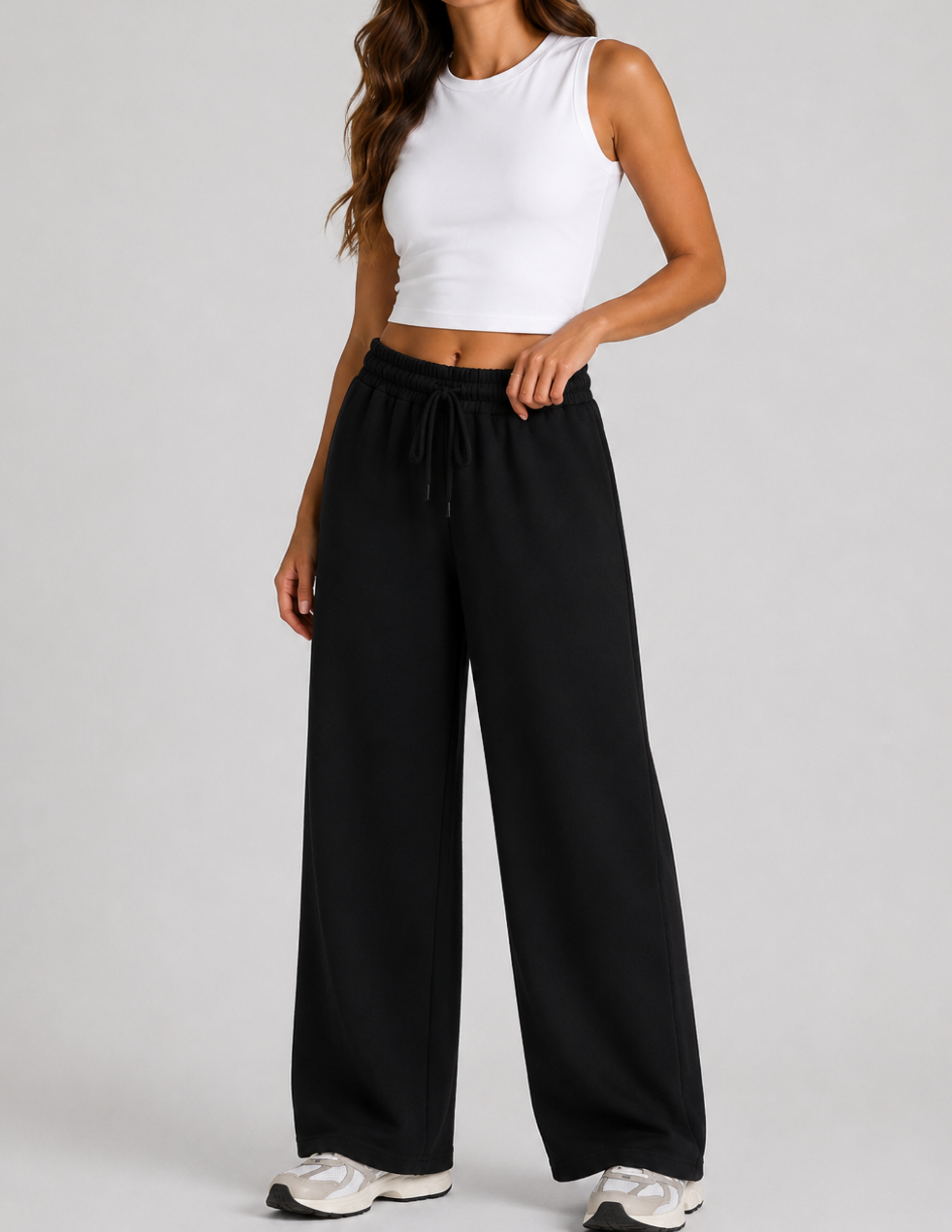 Dusty Rose Kadın Siyah Culotte Kesim Pantolon