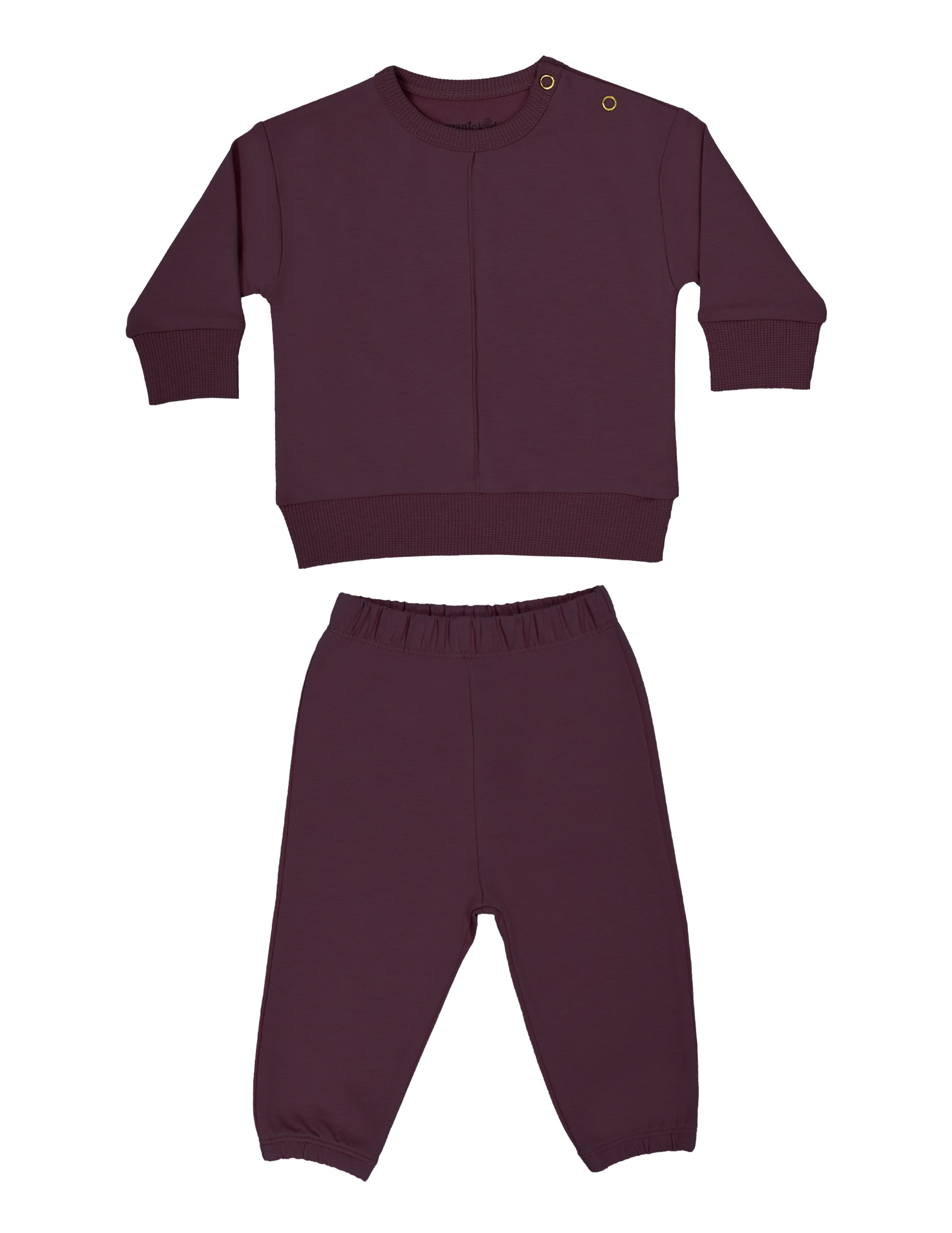 Dusty Rose Kız Bebek Bordo 2'li Takım