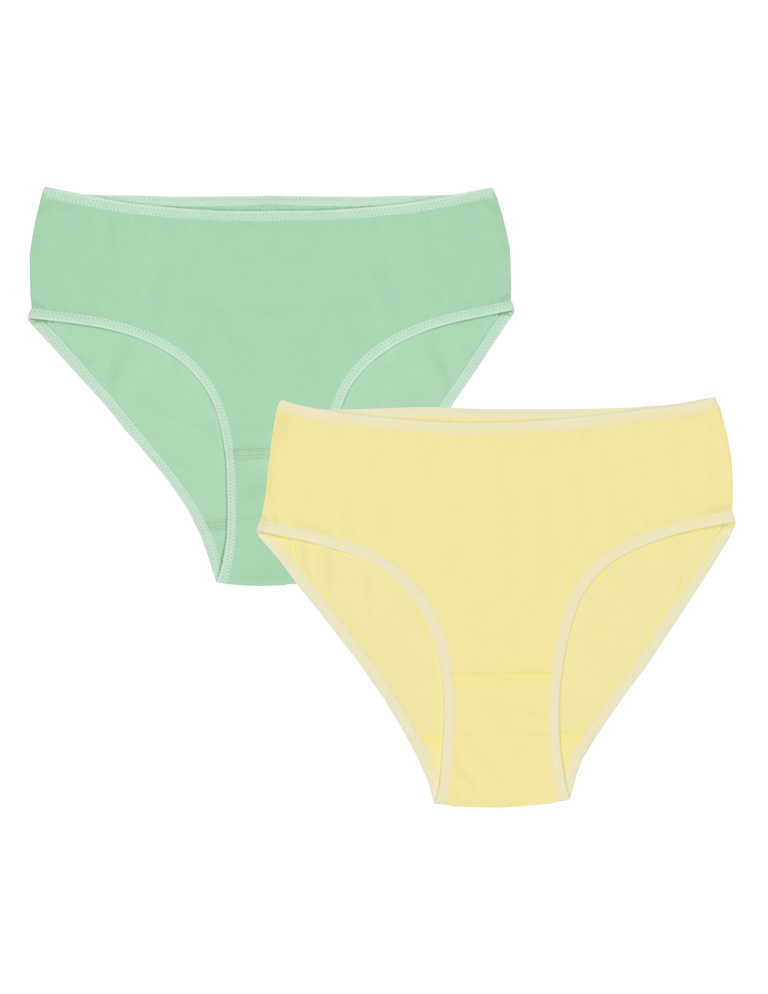 Ease Kadın Sarı/Yeşil Slip Külot 2'li Set