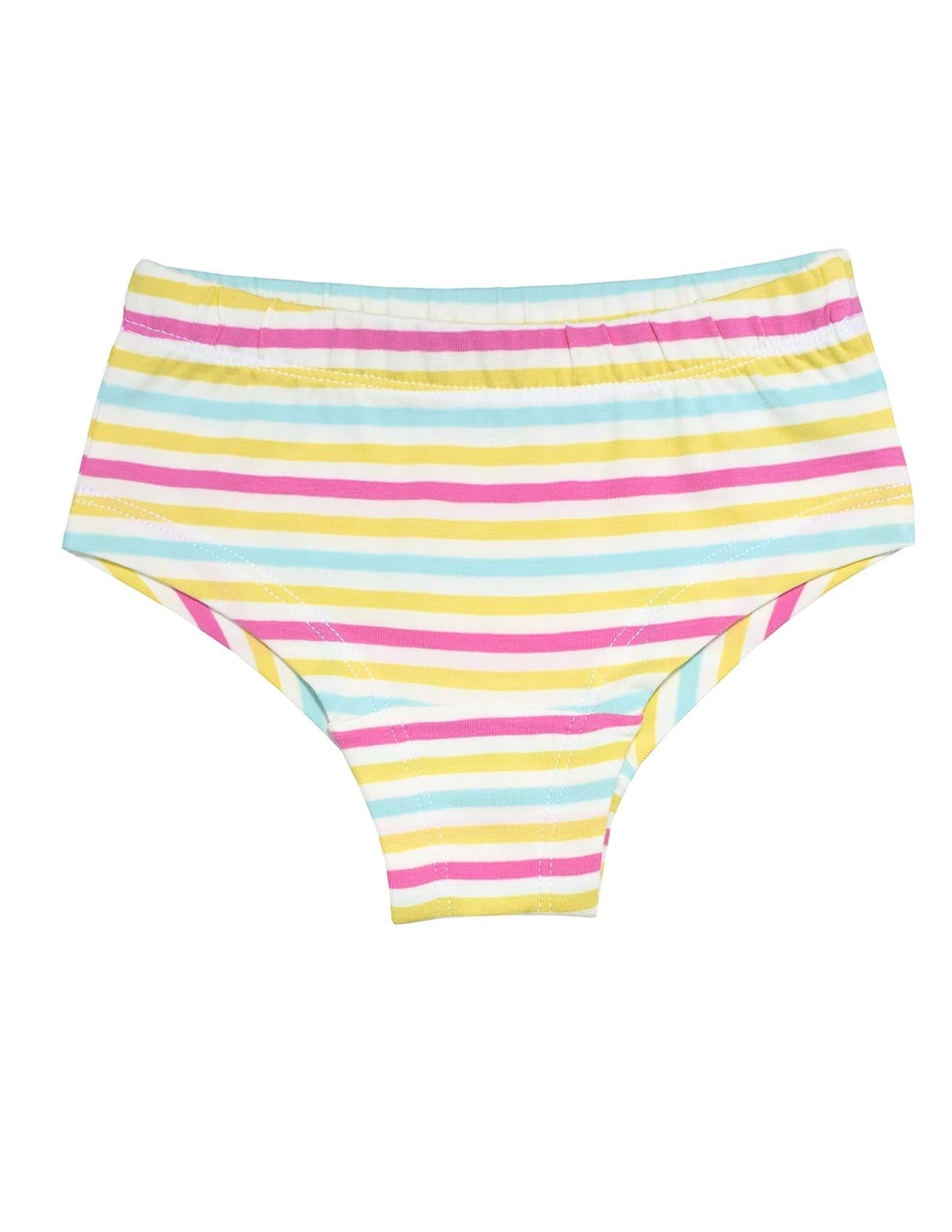 Flower Kız Çocuk Renkli Boxer Külot Seti 3lü