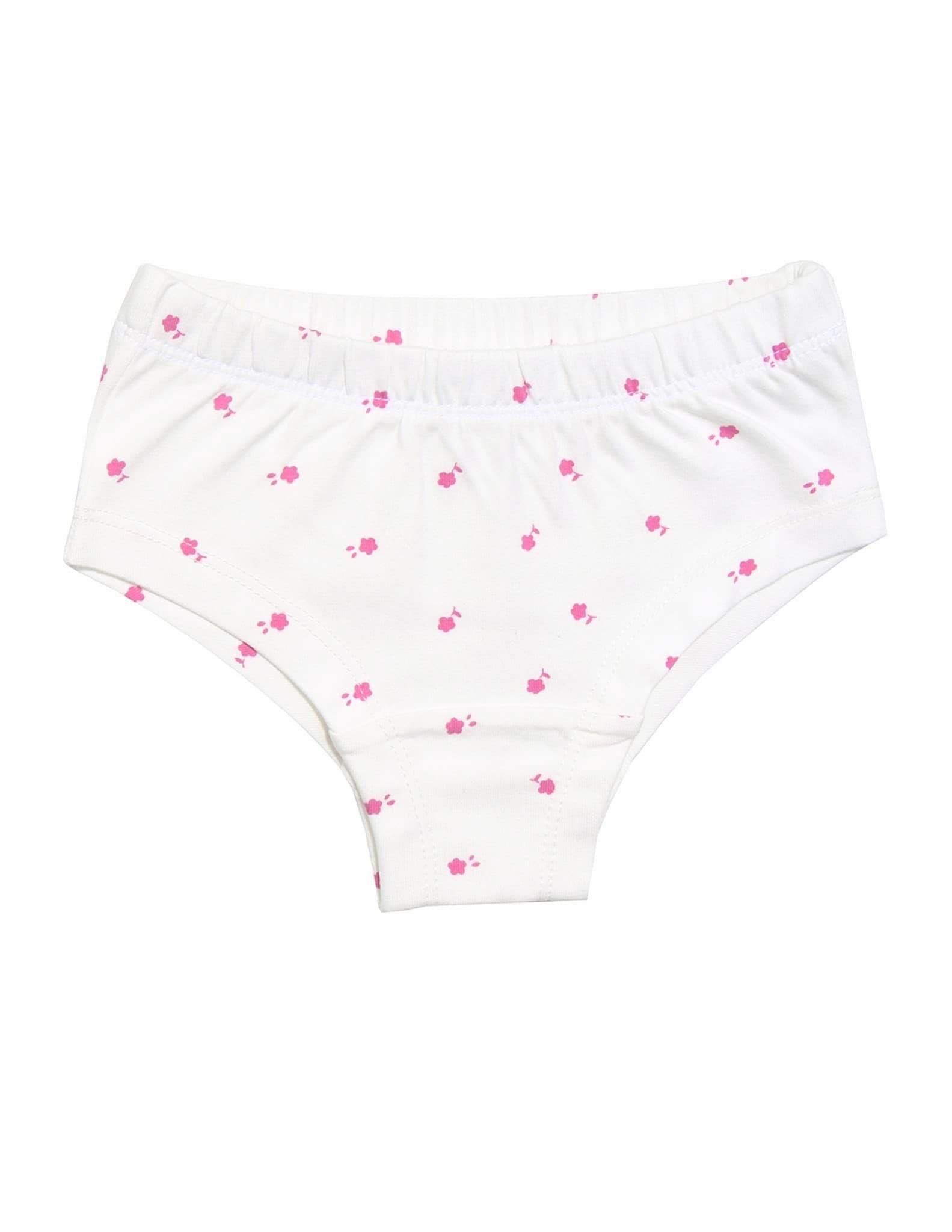 Flower Kız Çocuk Renkli Boxer Külot Seti 3lü