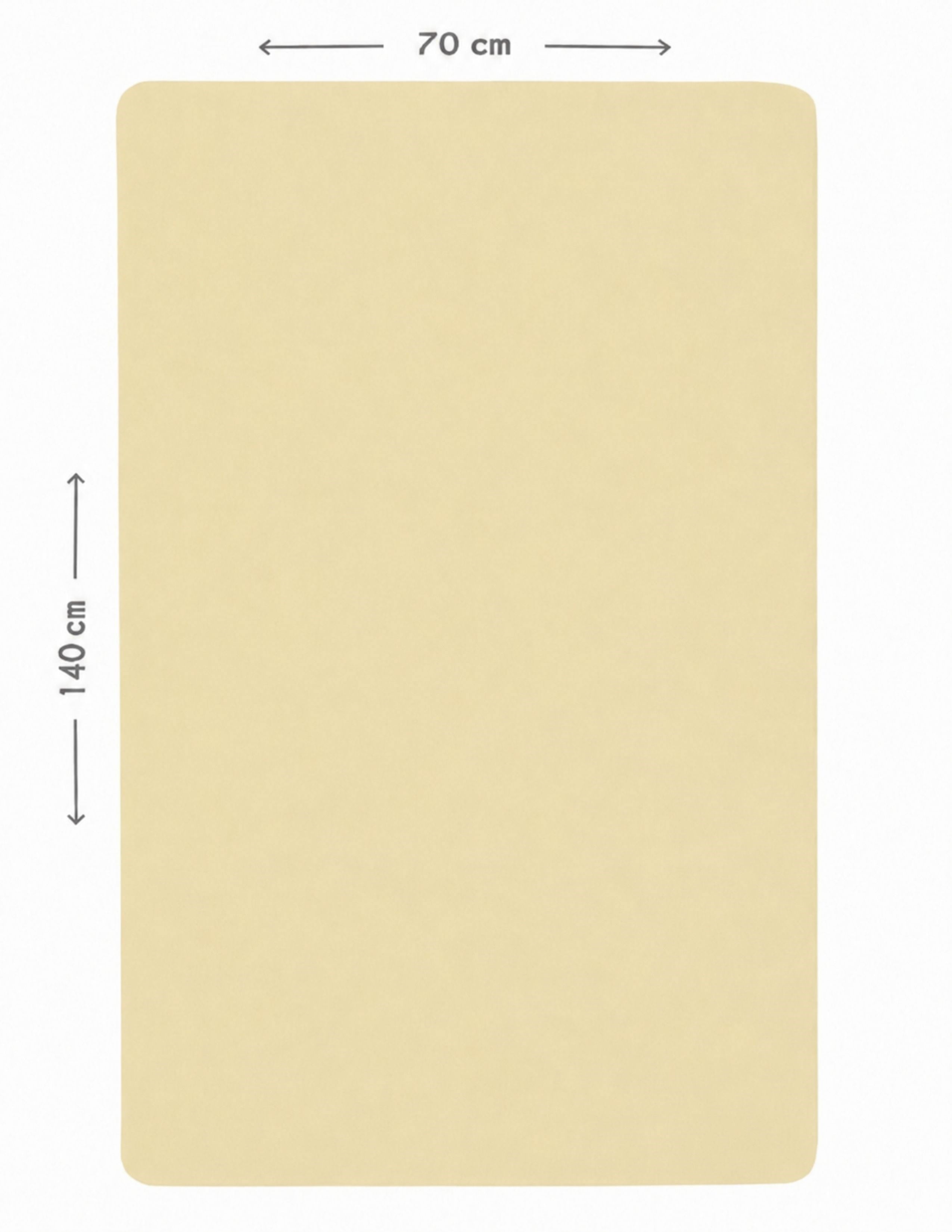 Home Collection Bej Tek Kişilik Lastikli Çarşaf 70X140