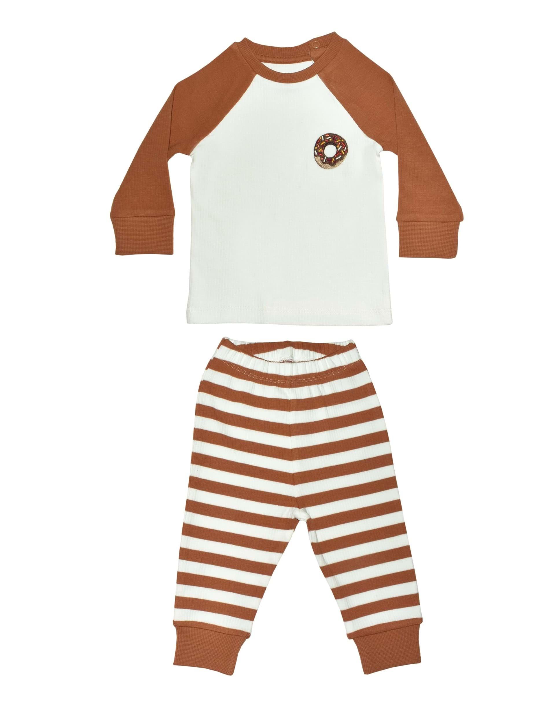 Mocha Bebek Kahverengi Pijama Takımı
