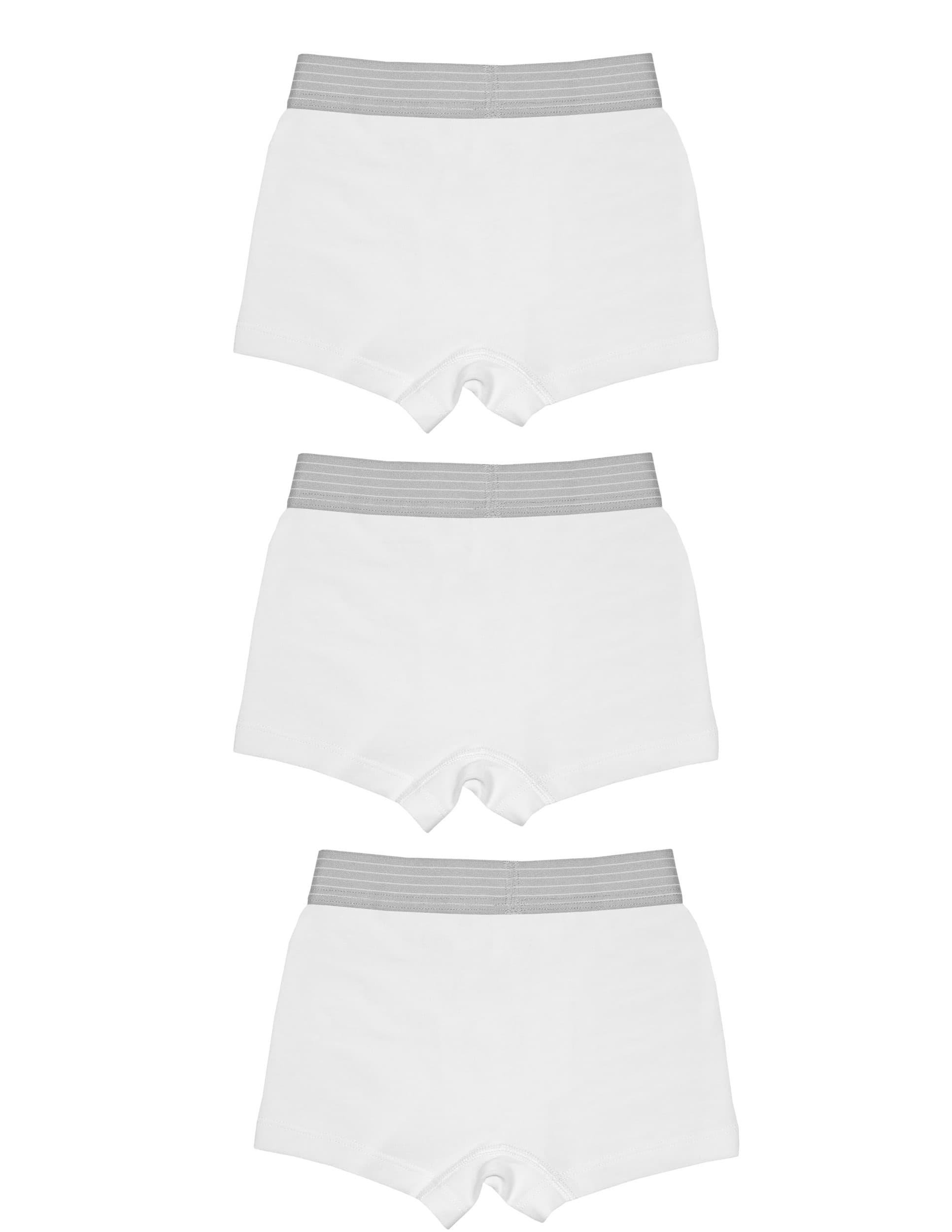 Modern Classic Erkek Çocuk Beyaz Boxer Set 3lü