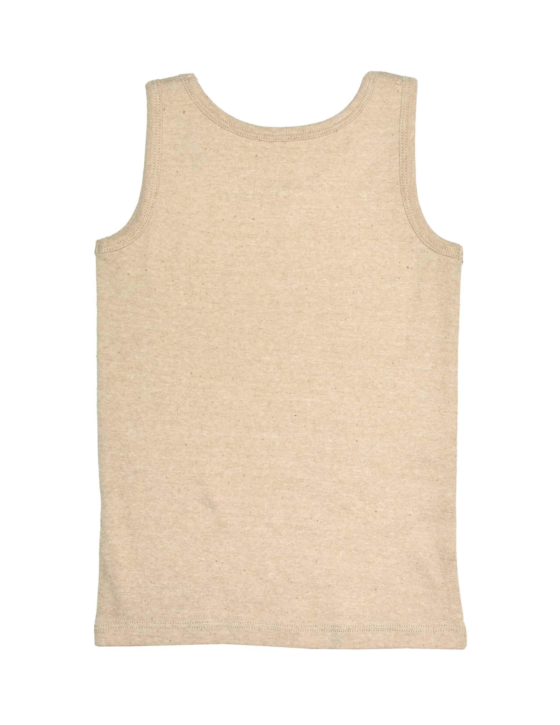 Natural Cotton Çocuk Unisex Ekru Atlet Seti 3lü