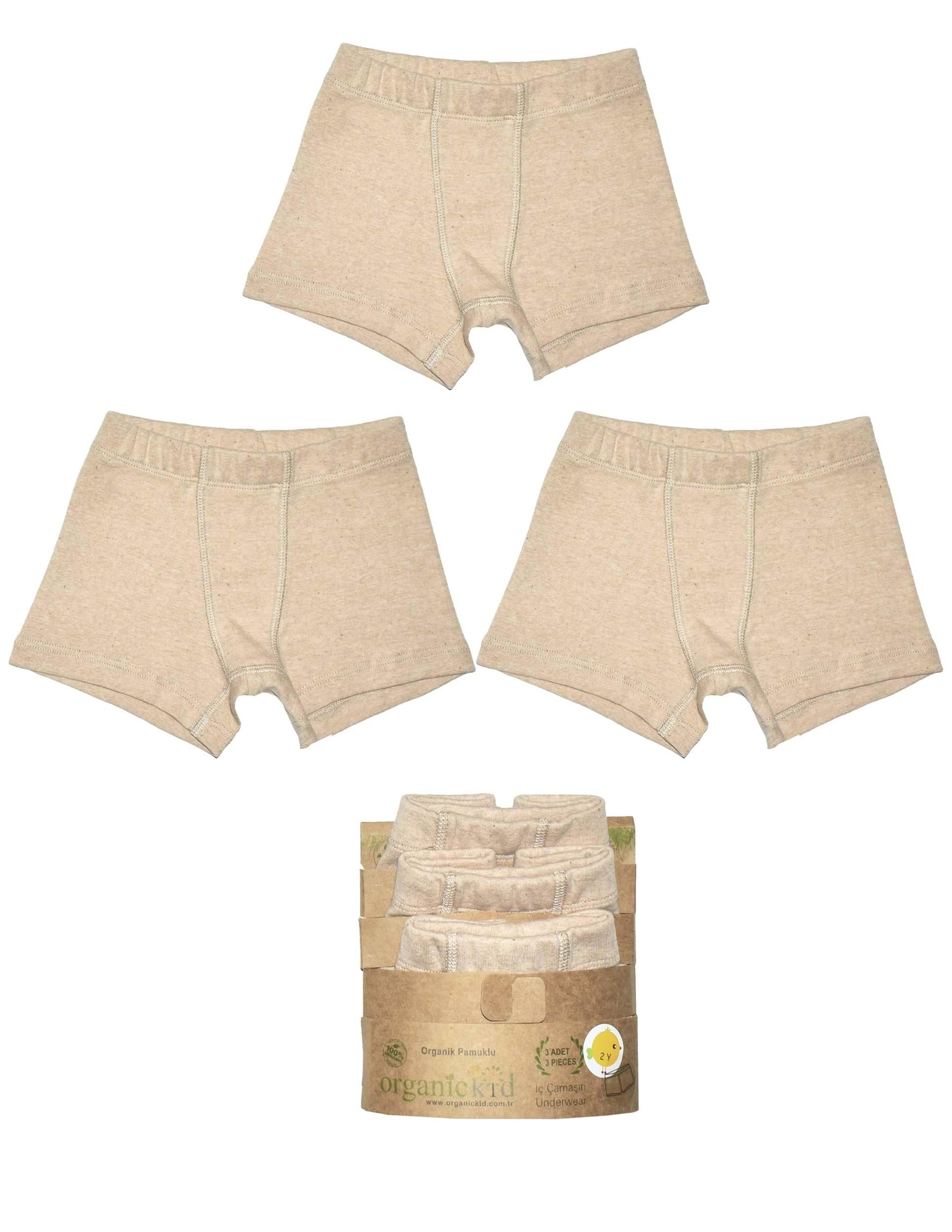 Natural Cotton Erkek Çocuk Ekru Set 3lü