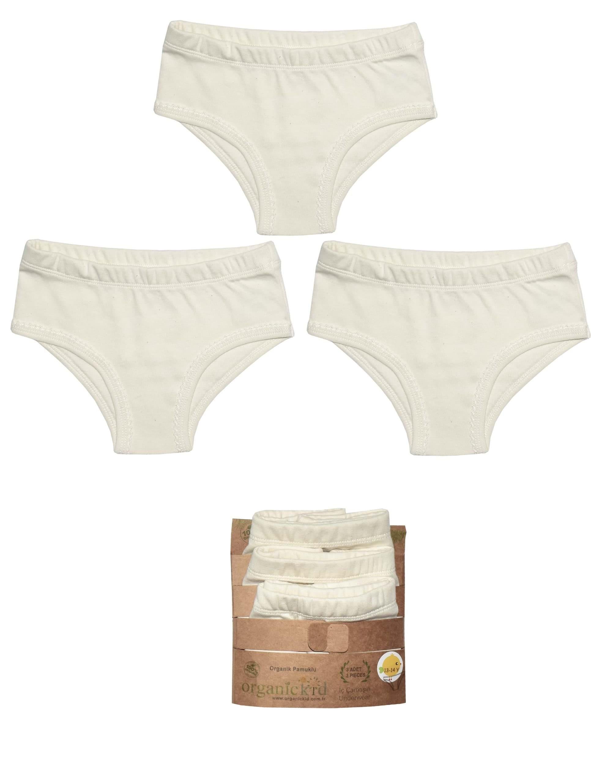 Naturel Kız Çocuk İç Çamaşır Set 3lü