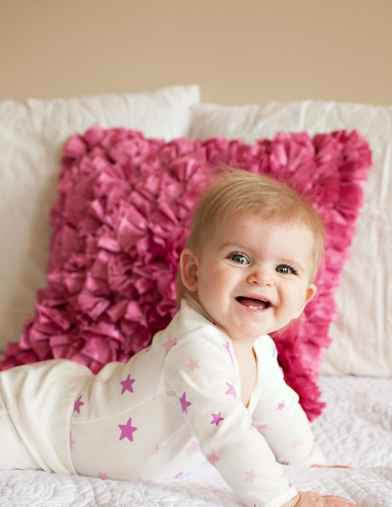 Pink Star Kız Bebek Uzun Kol Body