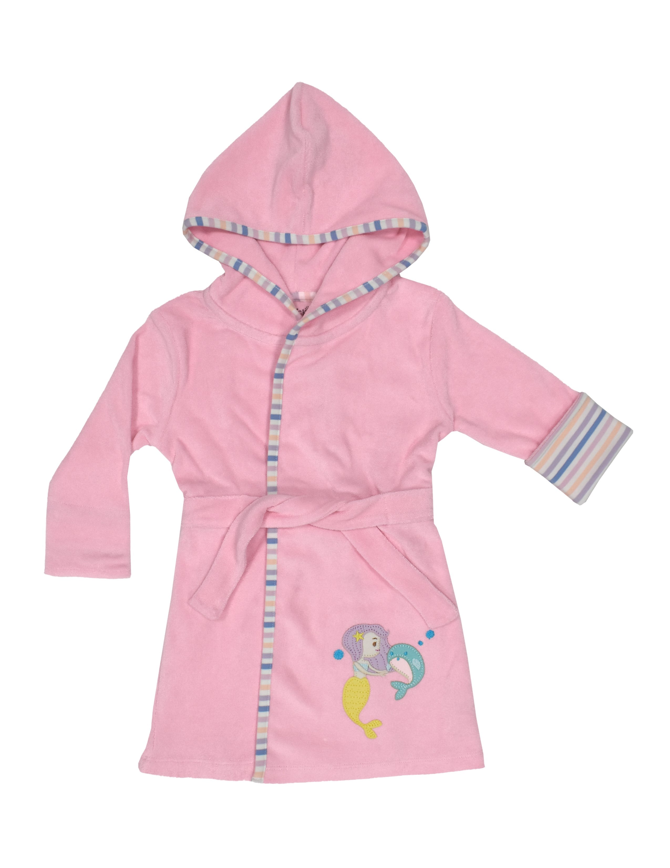 Towel Kız Çocuk Pembe Kuşaklı Bornoz