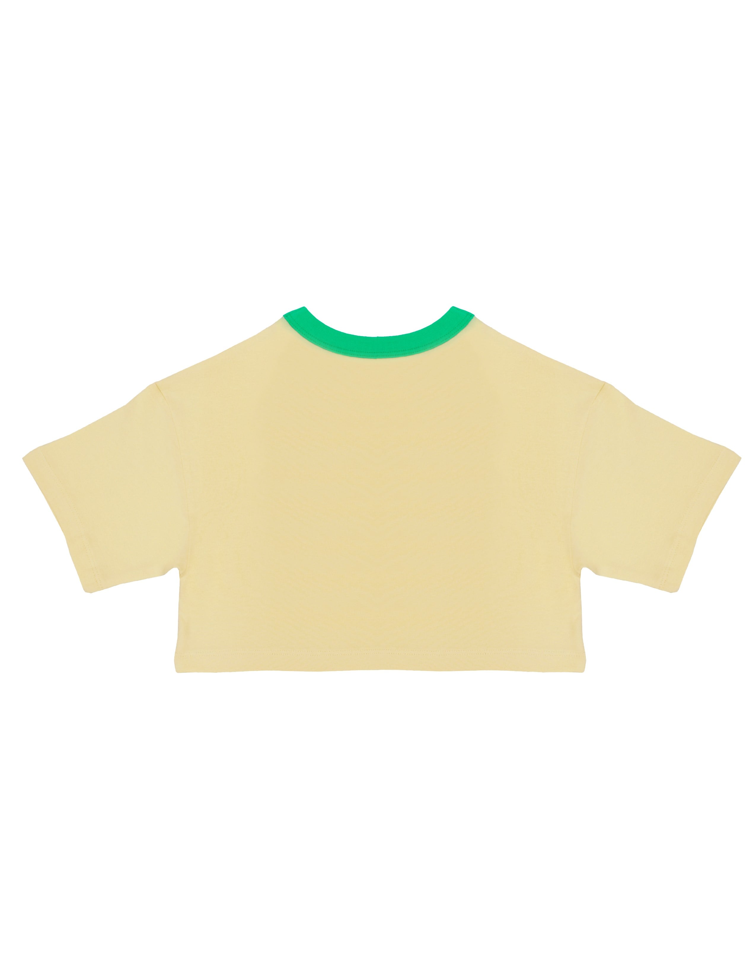 Watermelon Kız Çocuk Krem Crop T-shirt