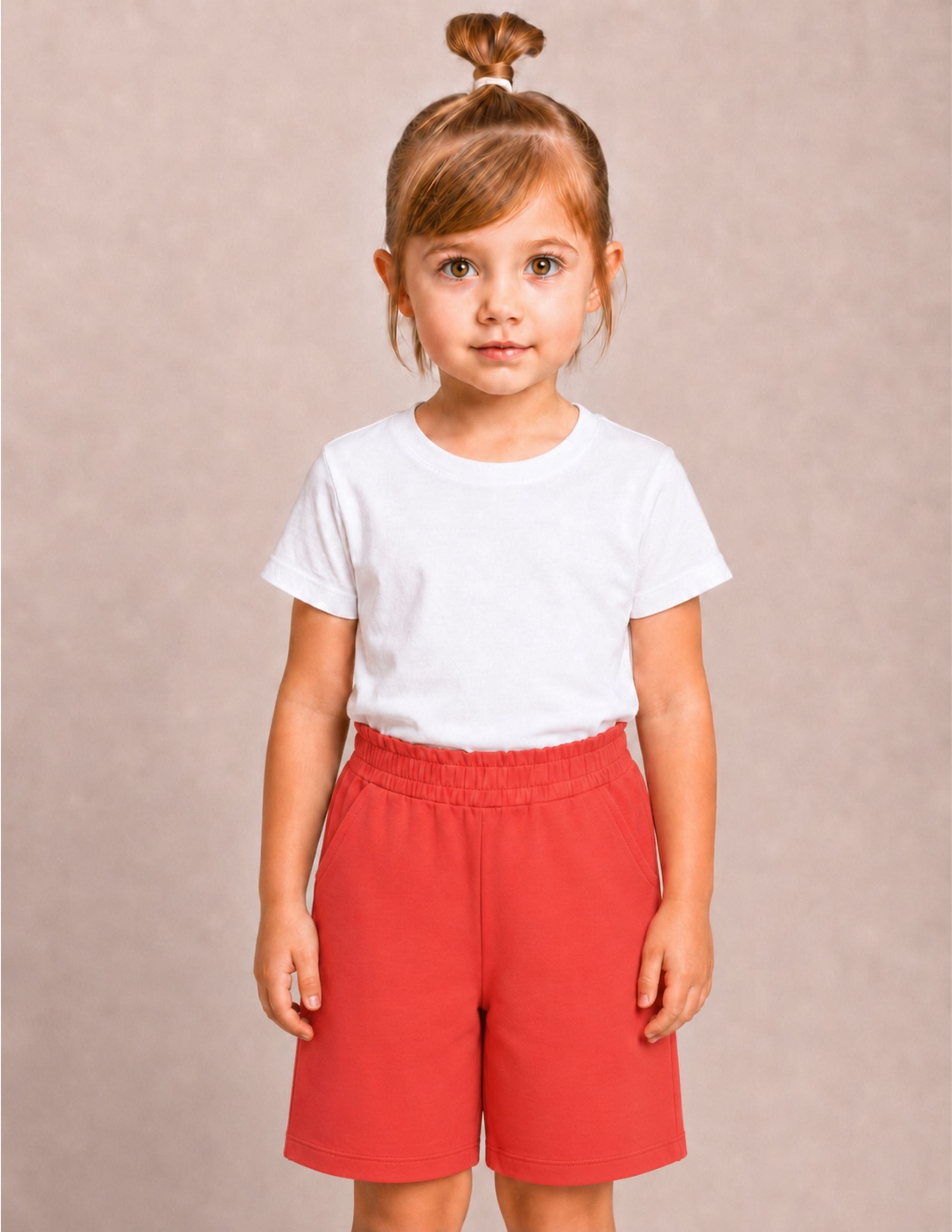 Watermelon Kız Çocuk Narçiçeği Kapri Short