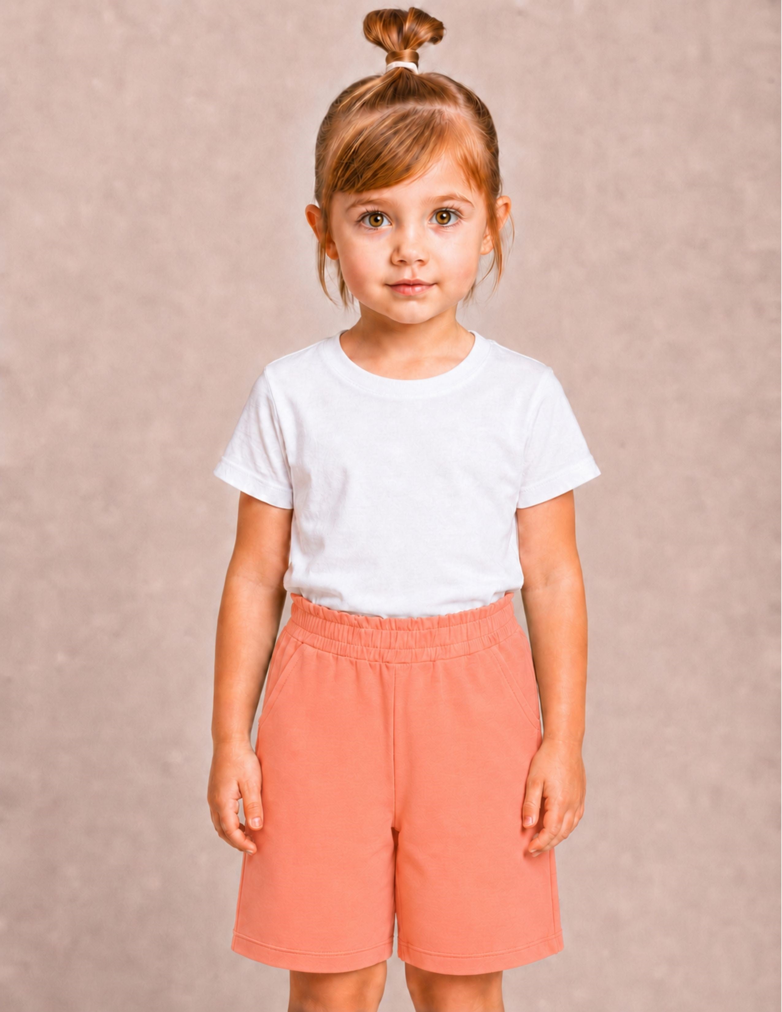 Watermelon Kız Çocuk Somon Kapri Short