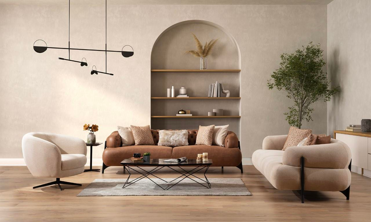 İKİZLER CONCEPT ARES 3+1 KOLTUK TAKIMI (DÜZ)