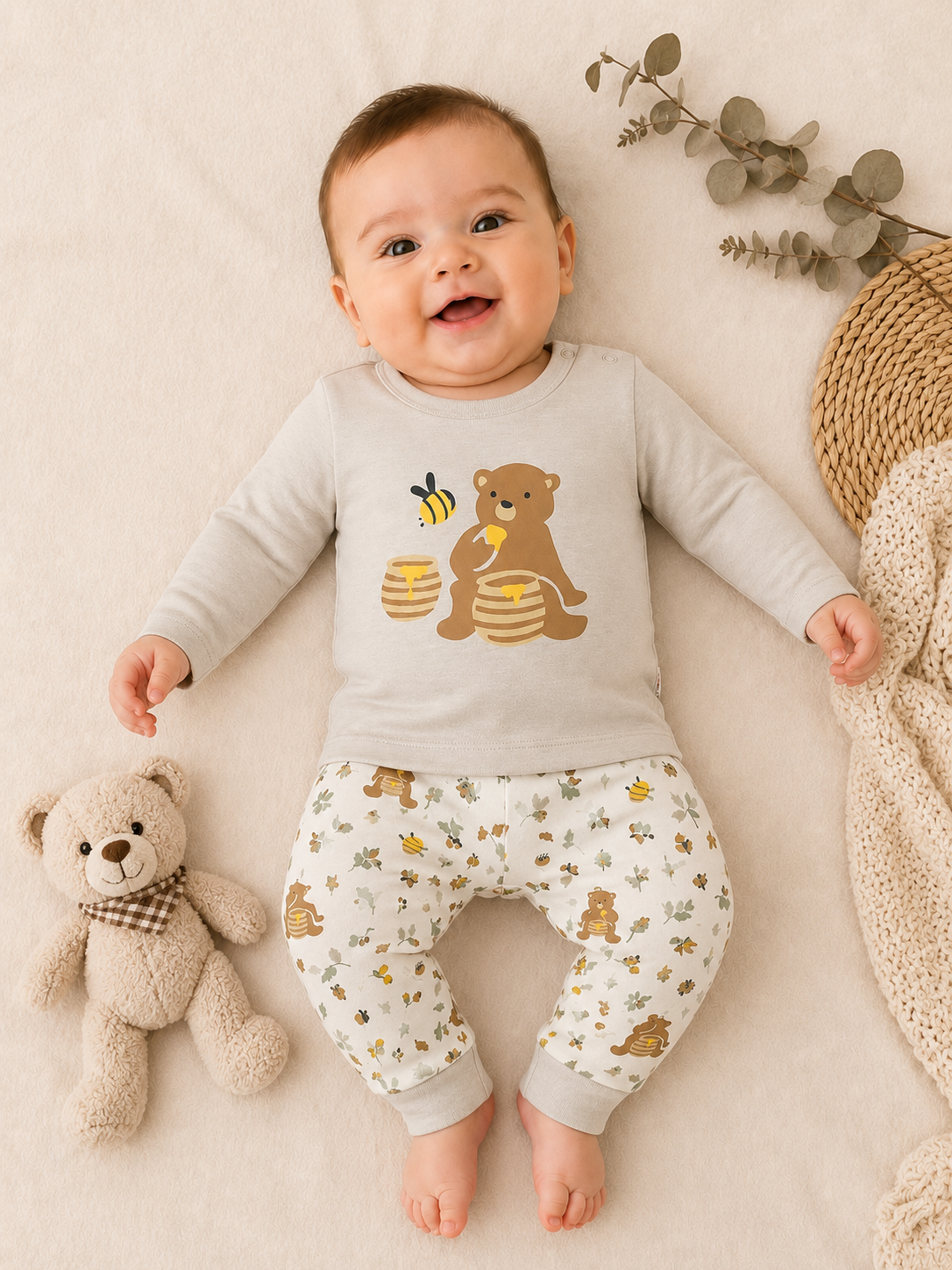 Ayıcık Bebek 2li Takım