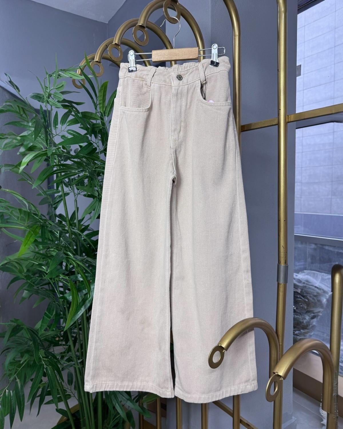 Bol Paça Pantolon Bej
