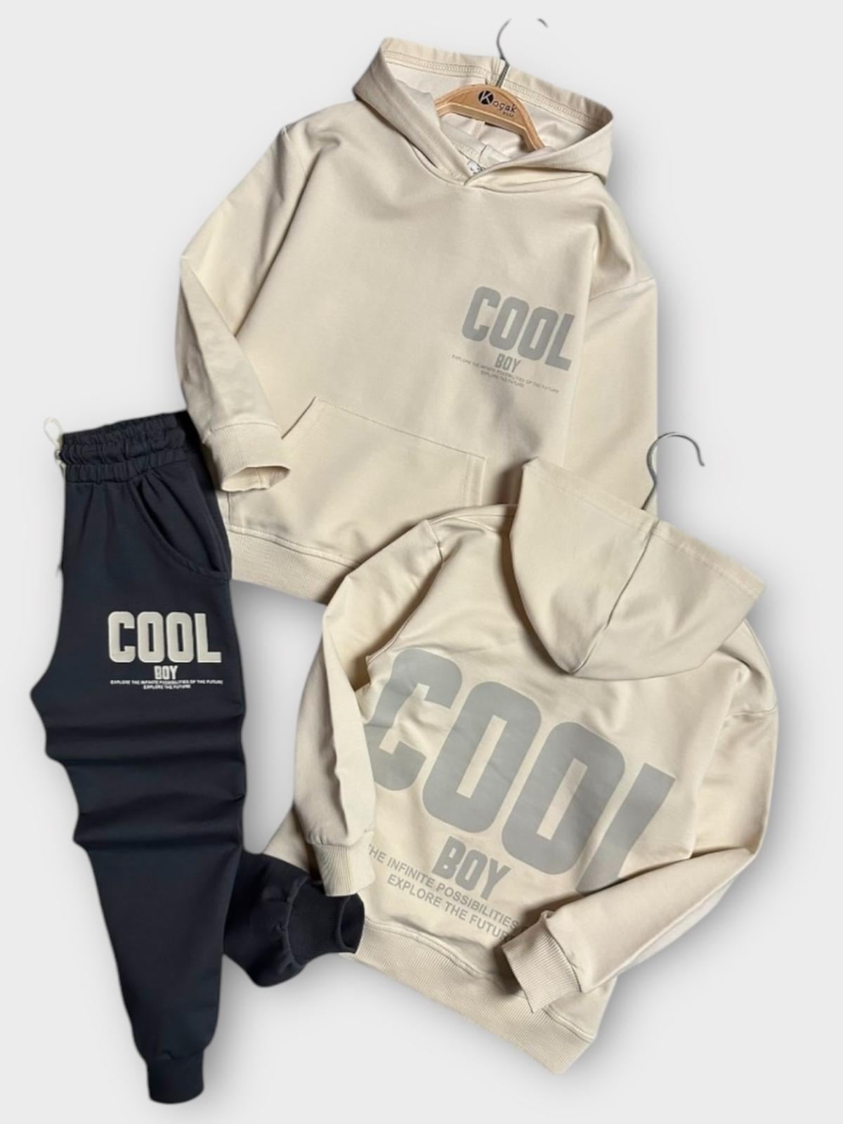 Cool Boy Eşofman Takımı Bej