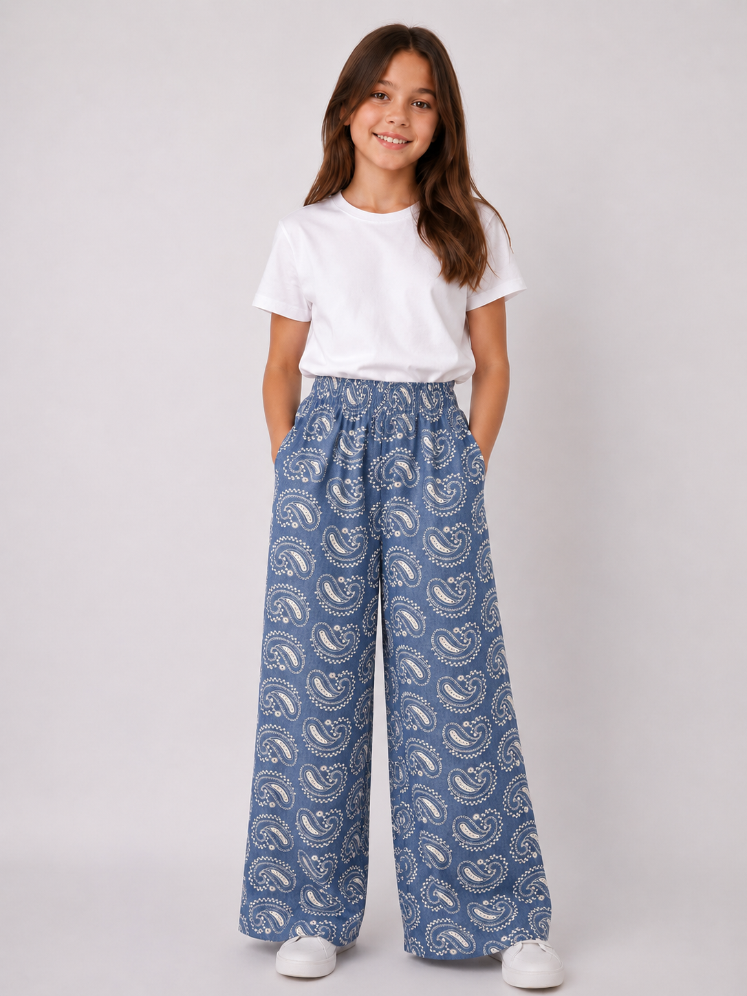 Denio 1 Kot Kumaş Nakışlı Pantolon