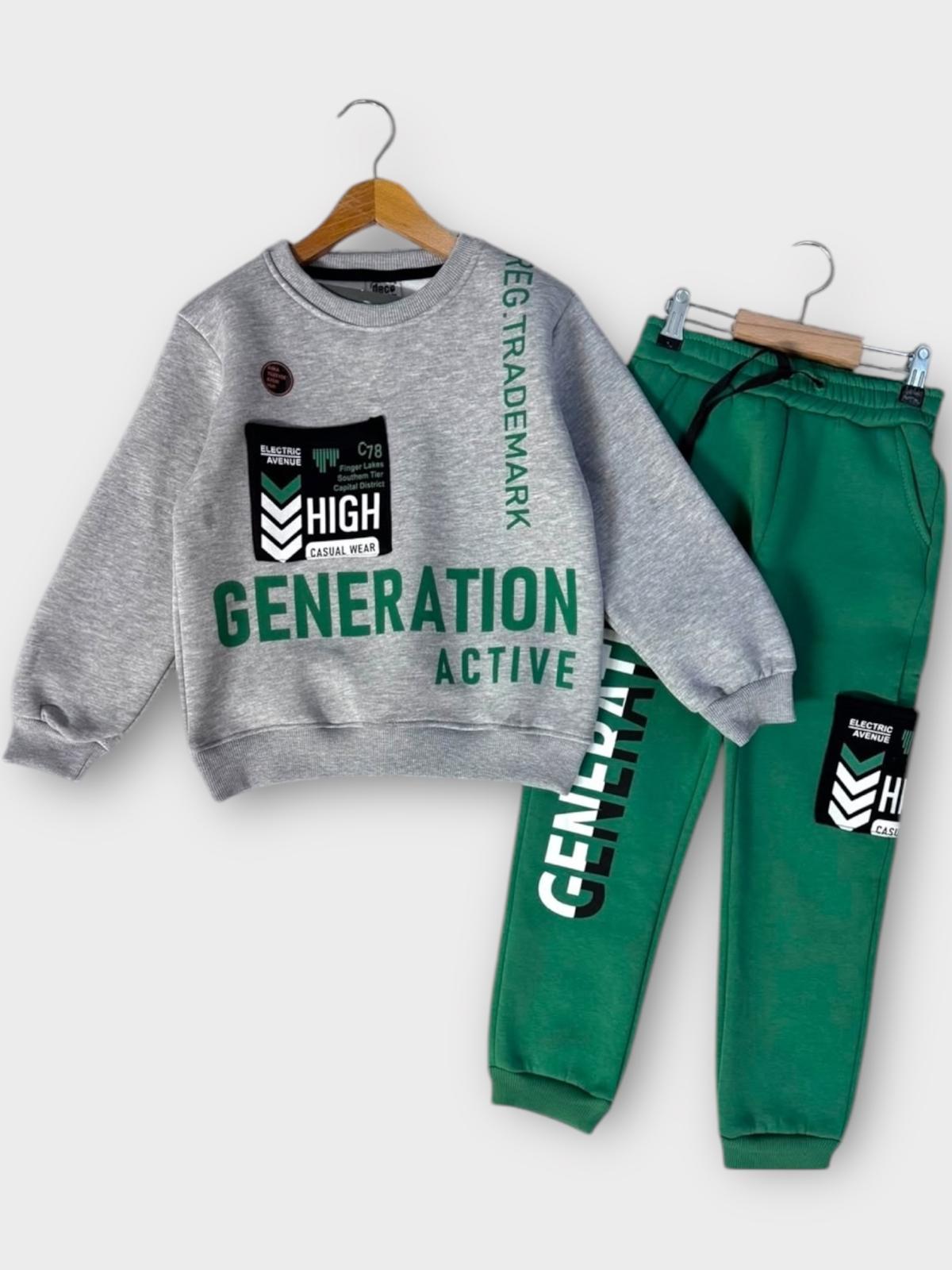 Generation Active Takım Gri
