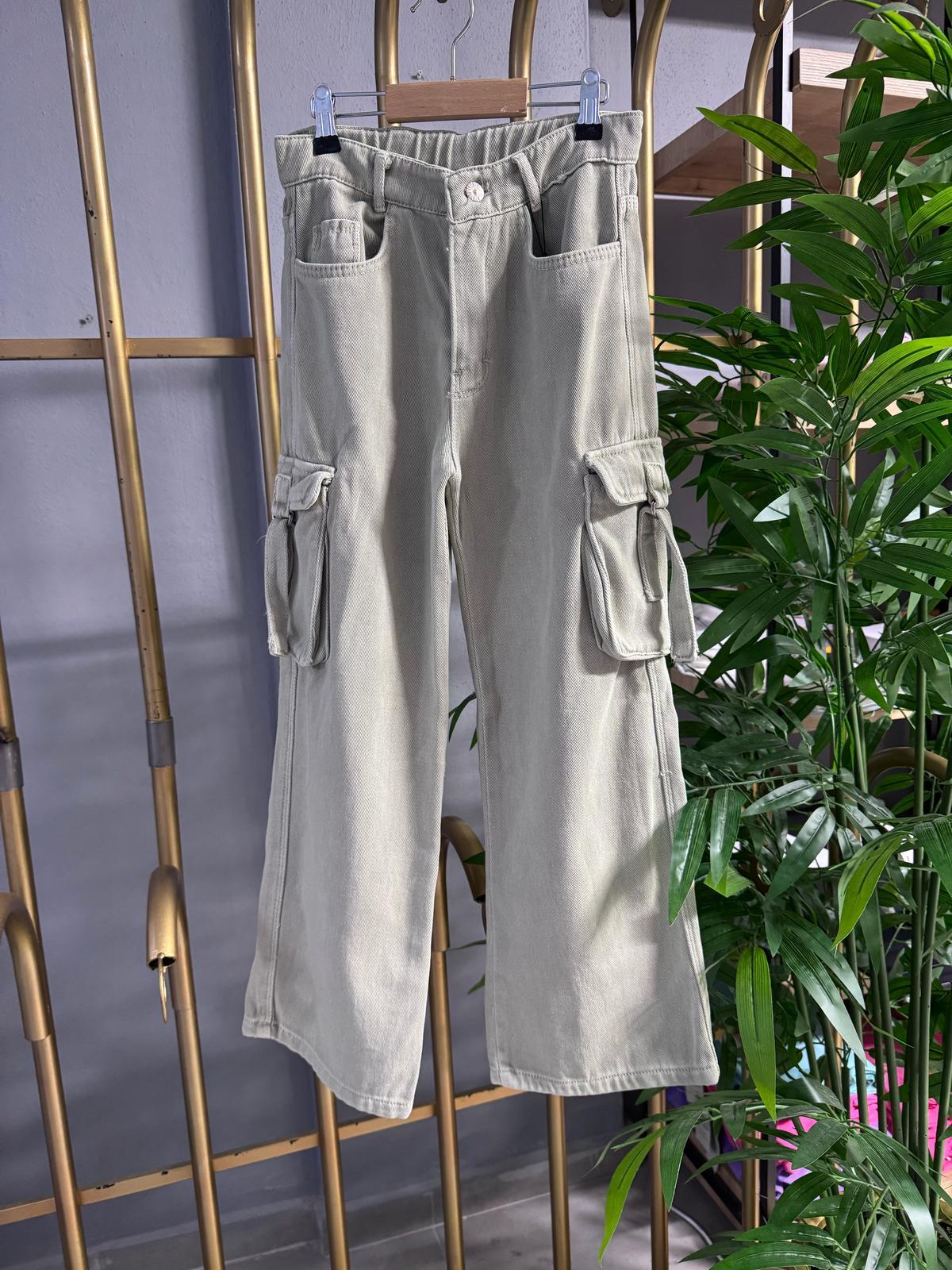 Kot Pantolon Su Yeşili