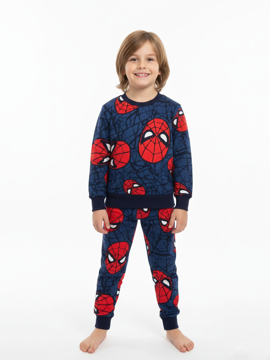 Örümcek Adam Erkek Çocuk Pijama Takımı