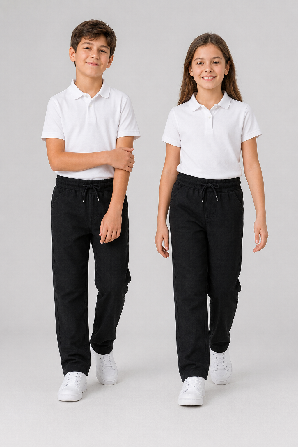 Ritim Unisex Çocuk Okul Pantolonu Siyah